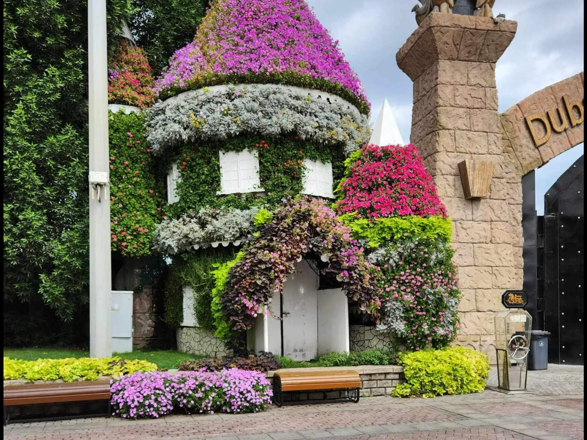 Dubai Miracle Garden main entrance