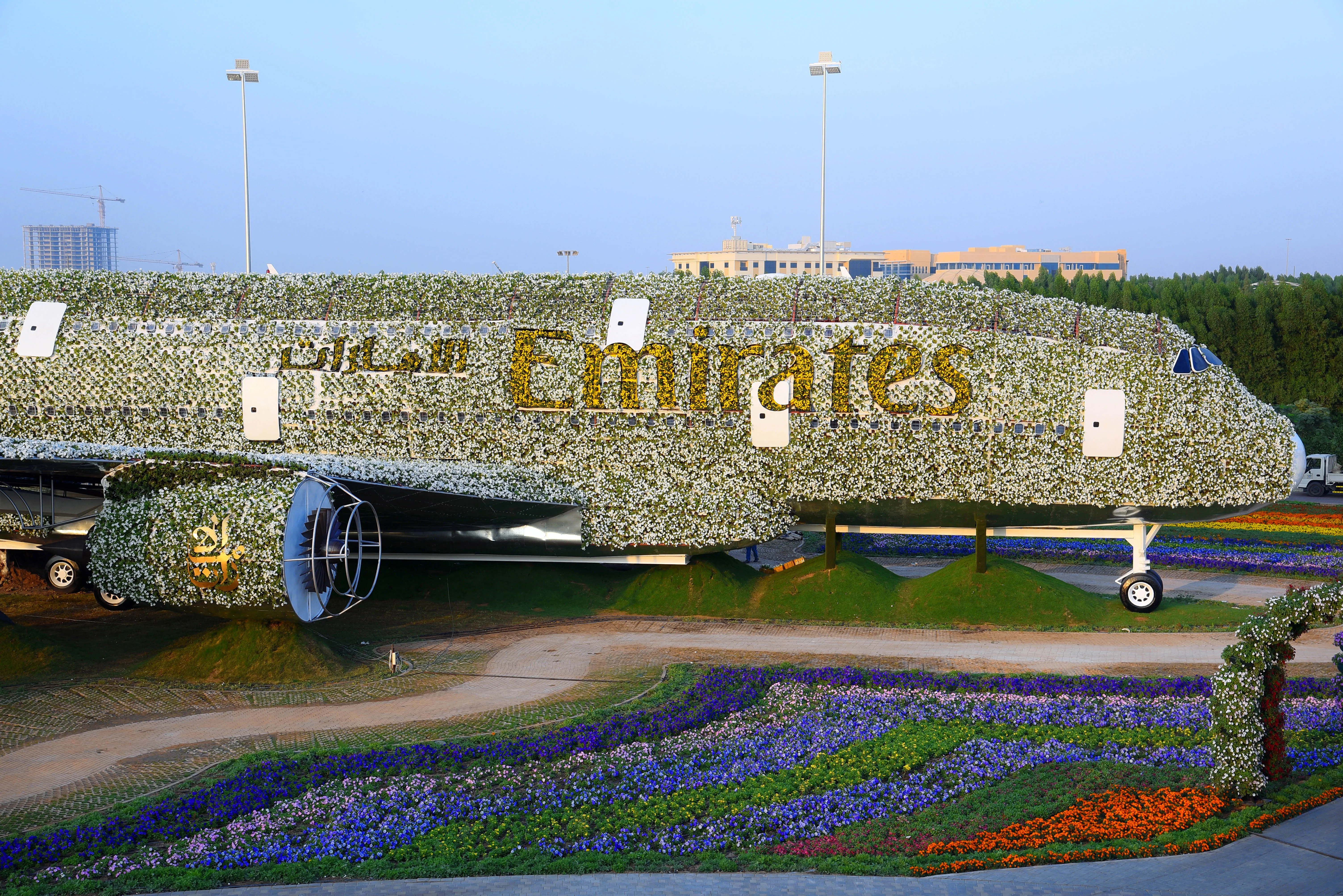 Emirates A380 floral installation at Dubai Miracle Garden