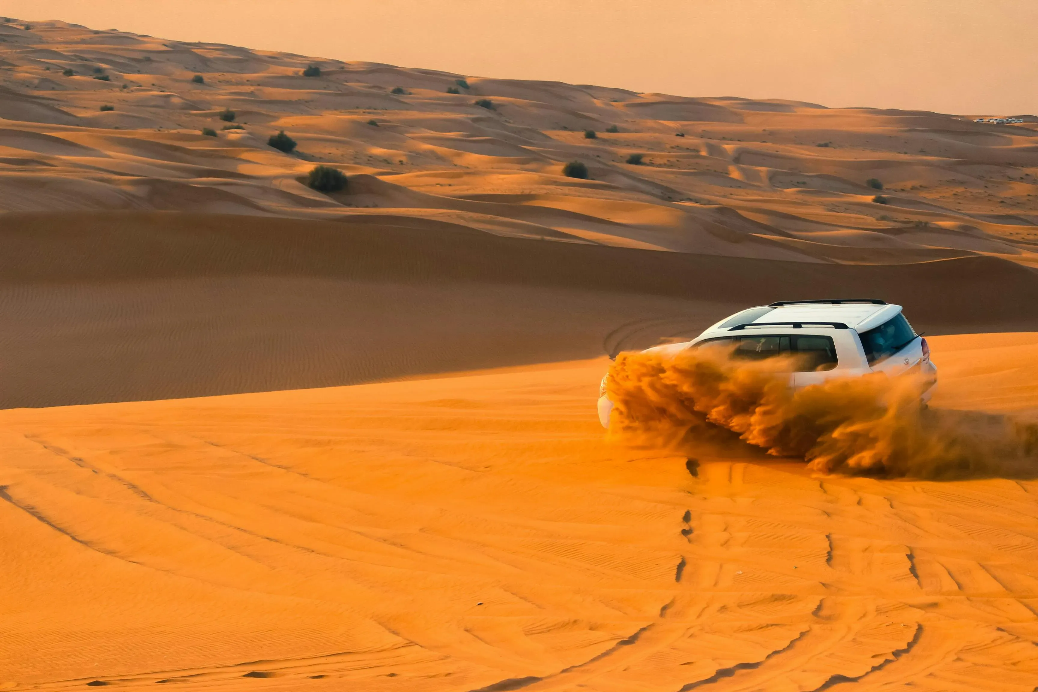 4x4 dune bashing in Dubai Desert Safari