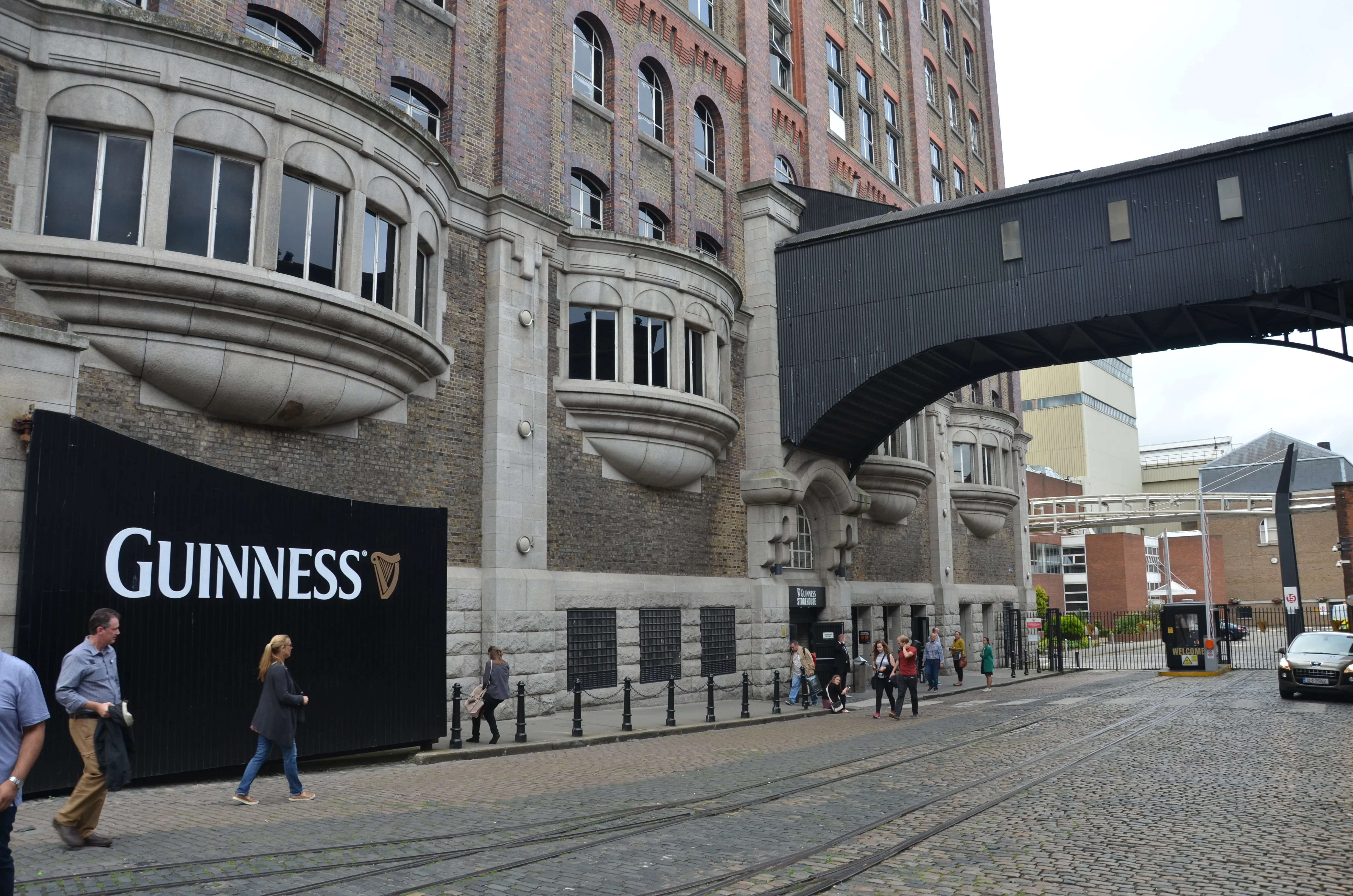 Guinness Storehouse entrance in Dublin