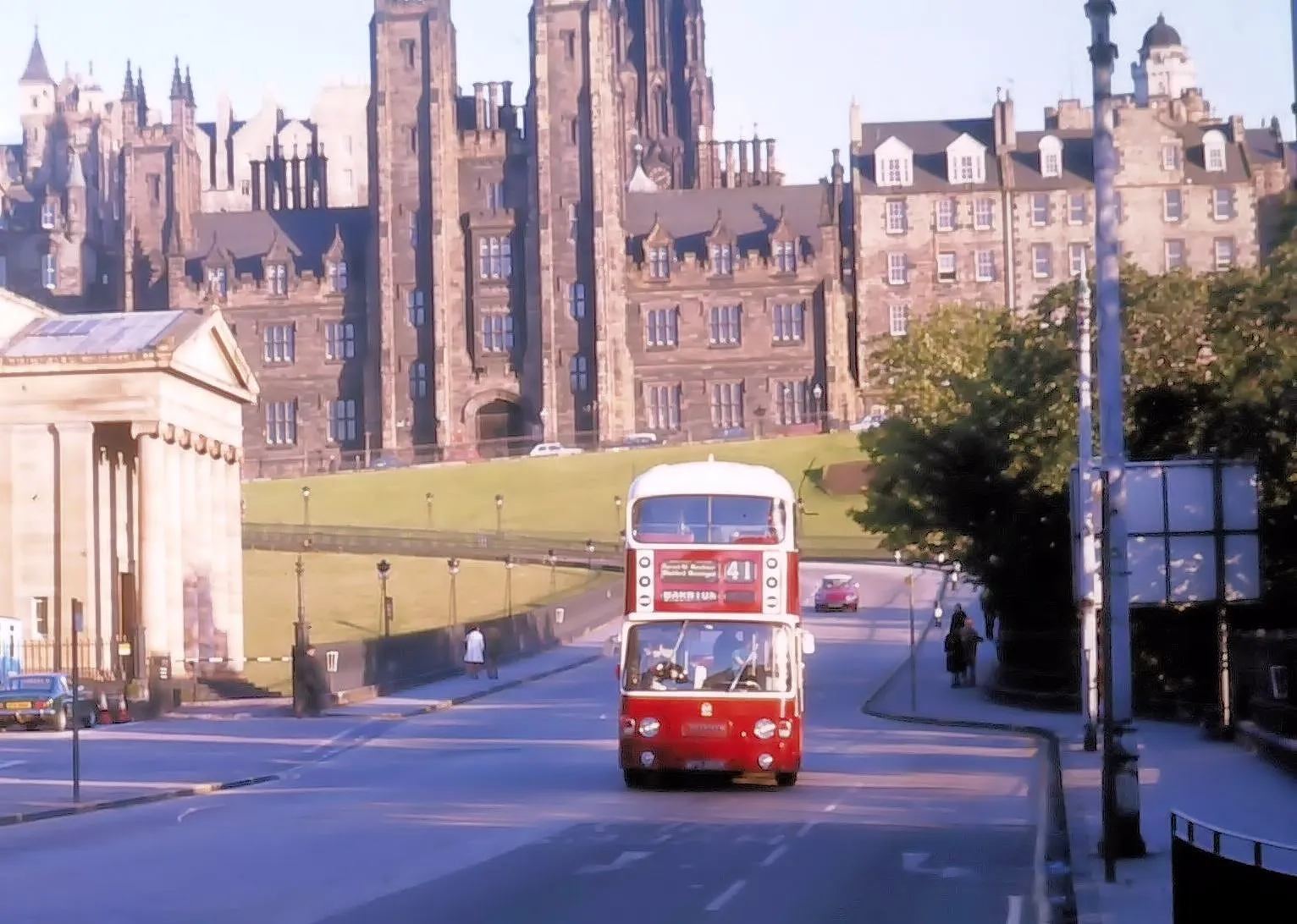 Trolleybus used as sightseeing