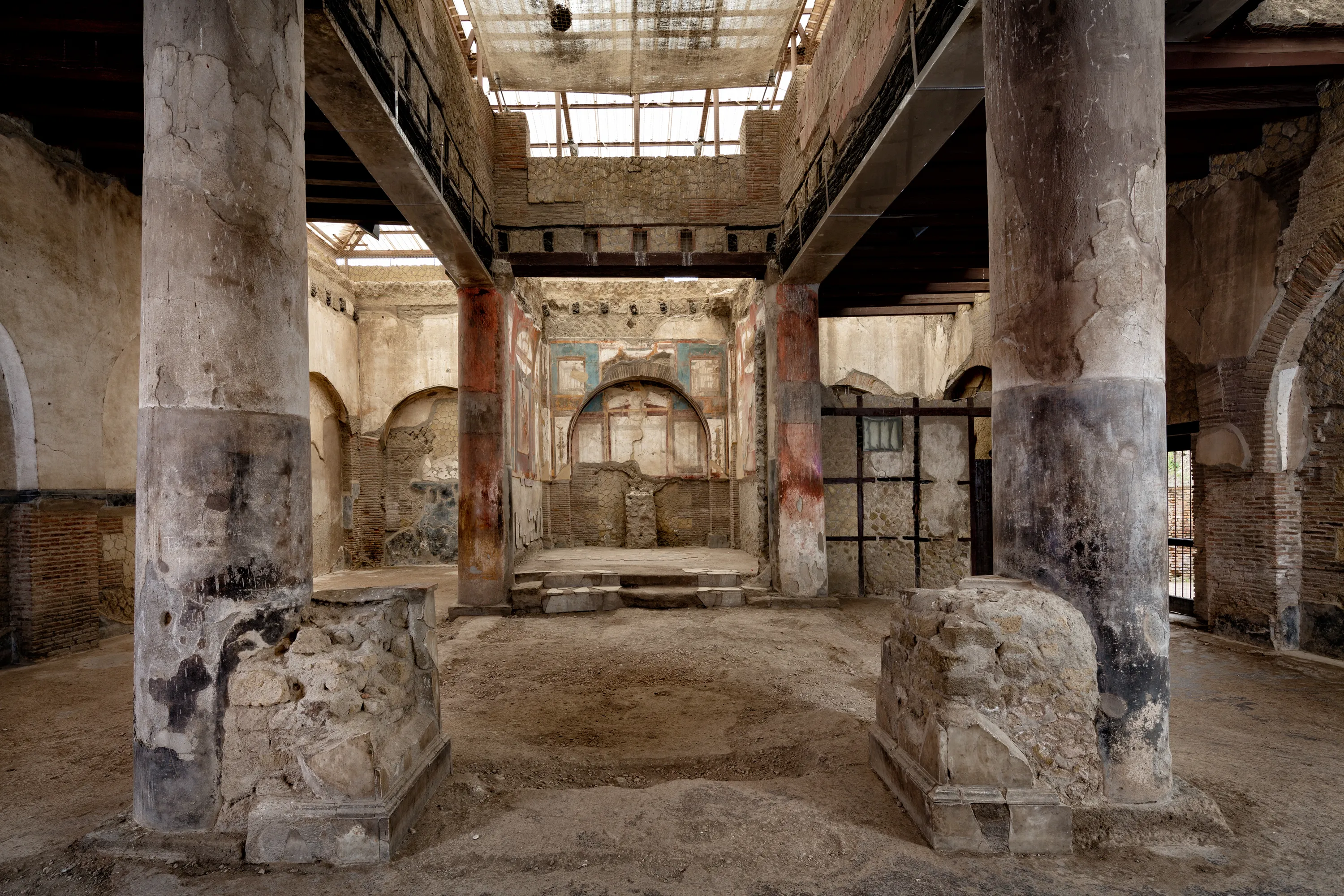 Hall of the Augustales in Herculaneum