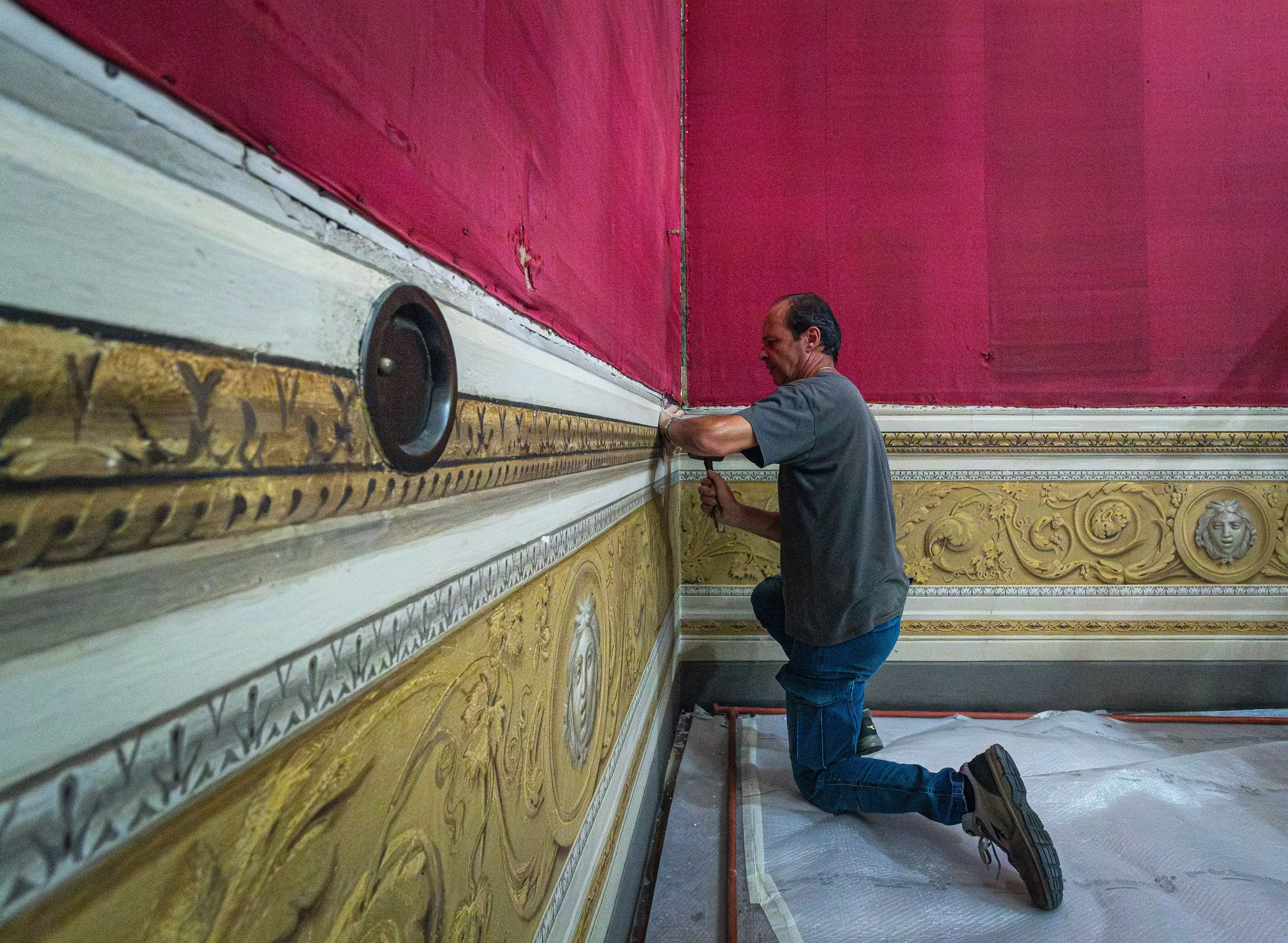 Uffizi Renovation Work