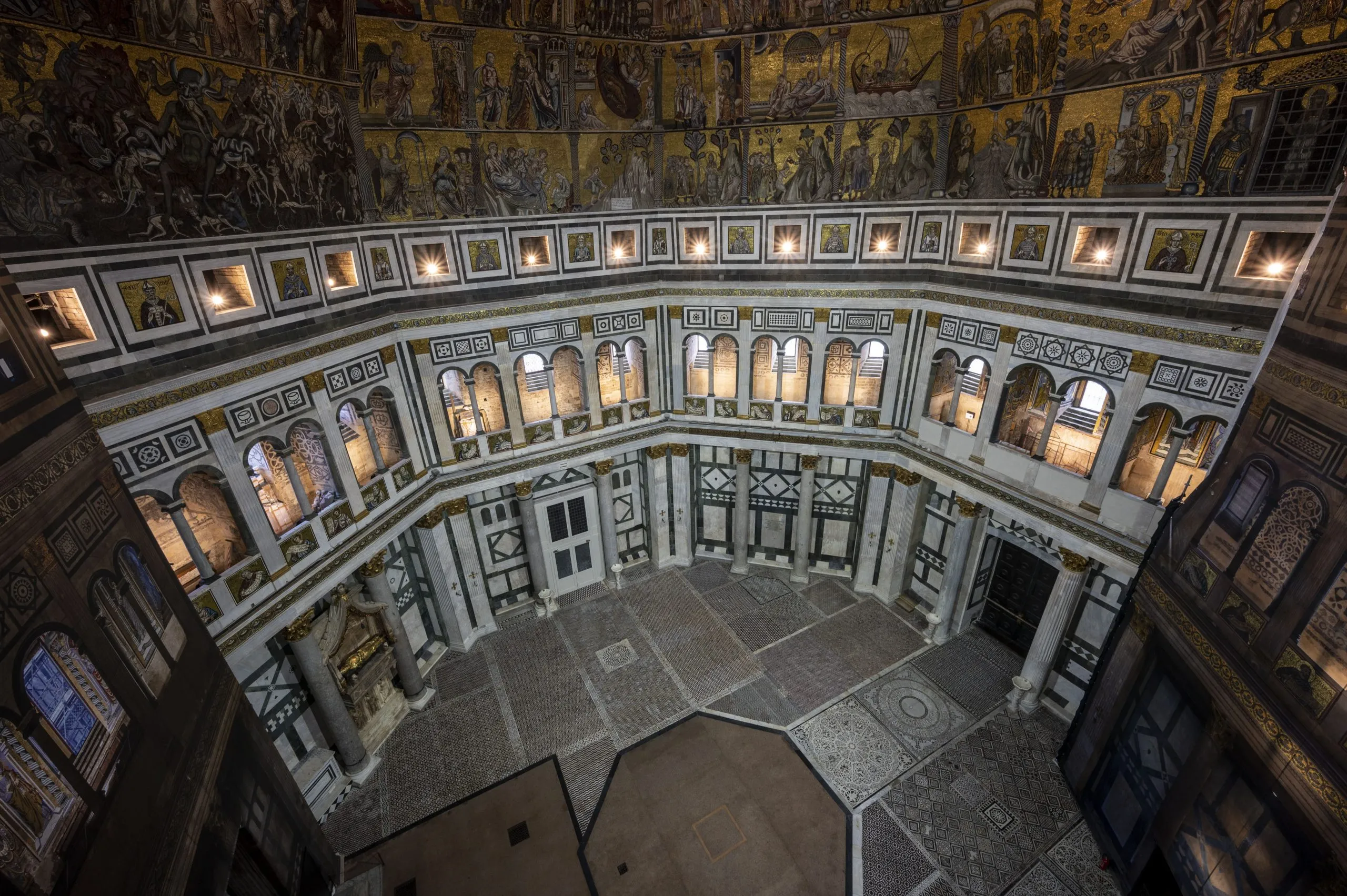 Baptistery Floor View