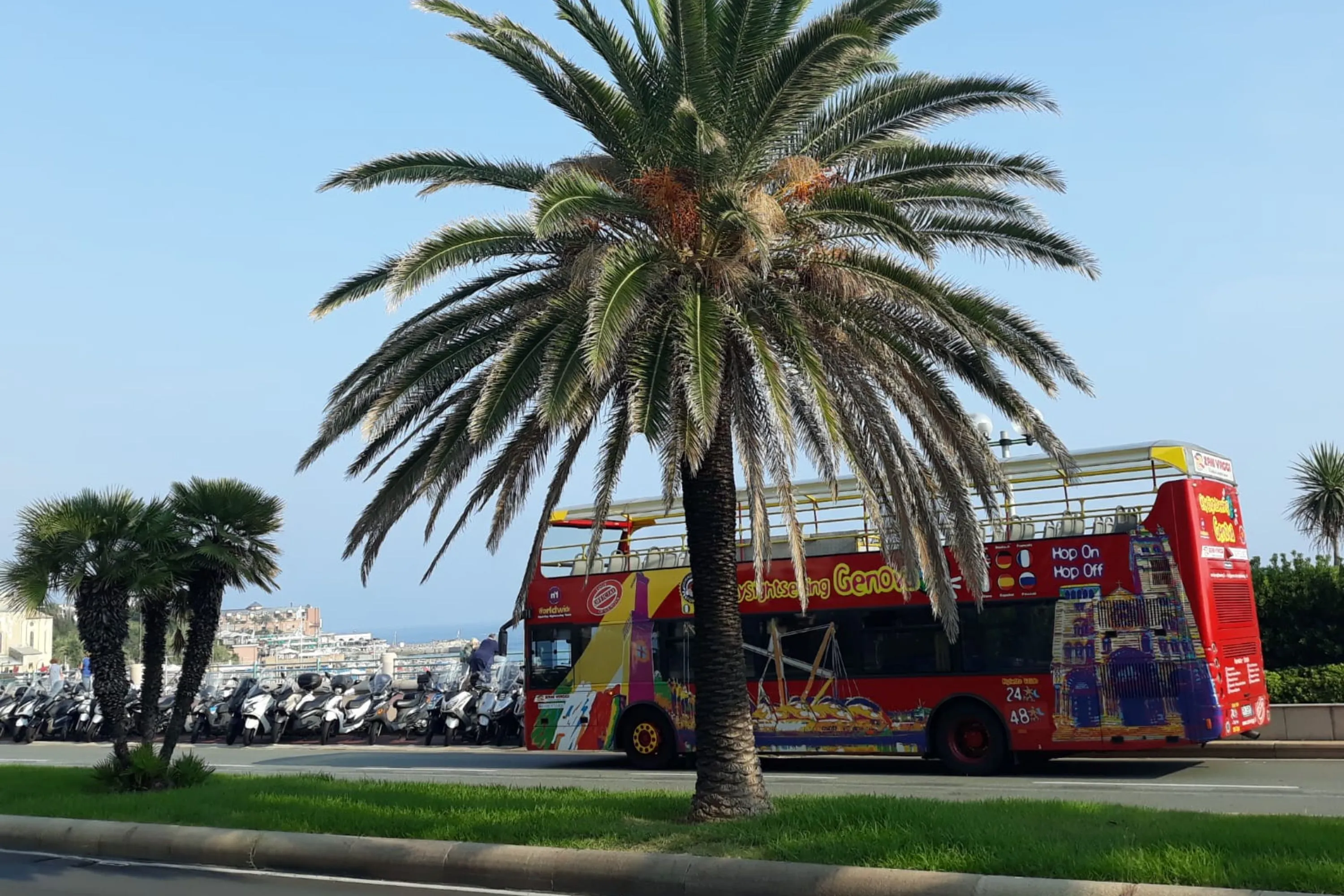 Hop-on Hop-off Bus on Corso Italia