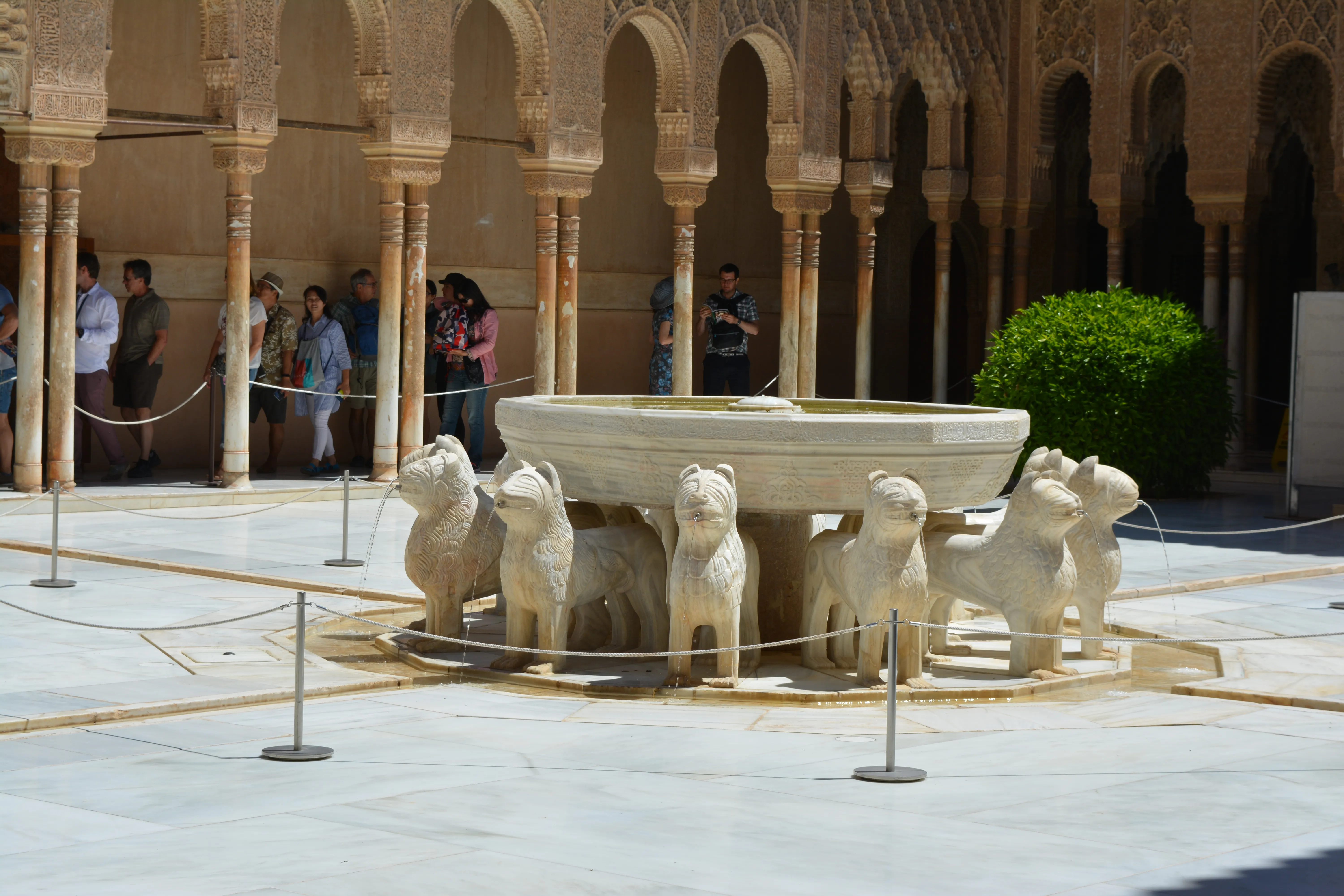 Fountain detail in the Alhambra