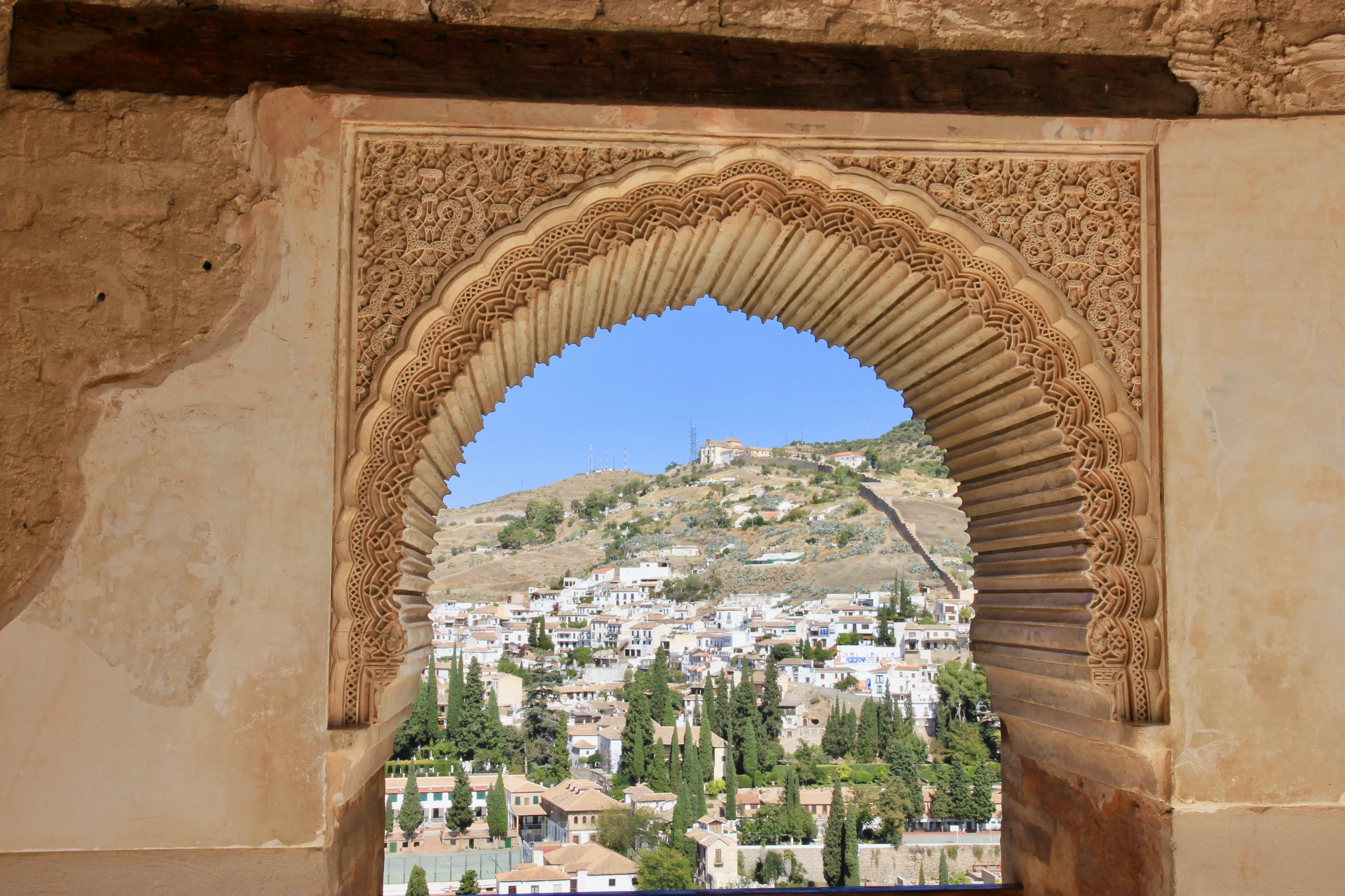 Decorative window at the Alhambra