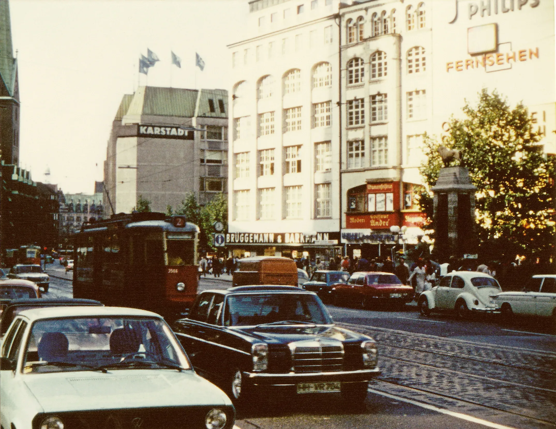 Mönckebergstraße in Hamburg in 1977