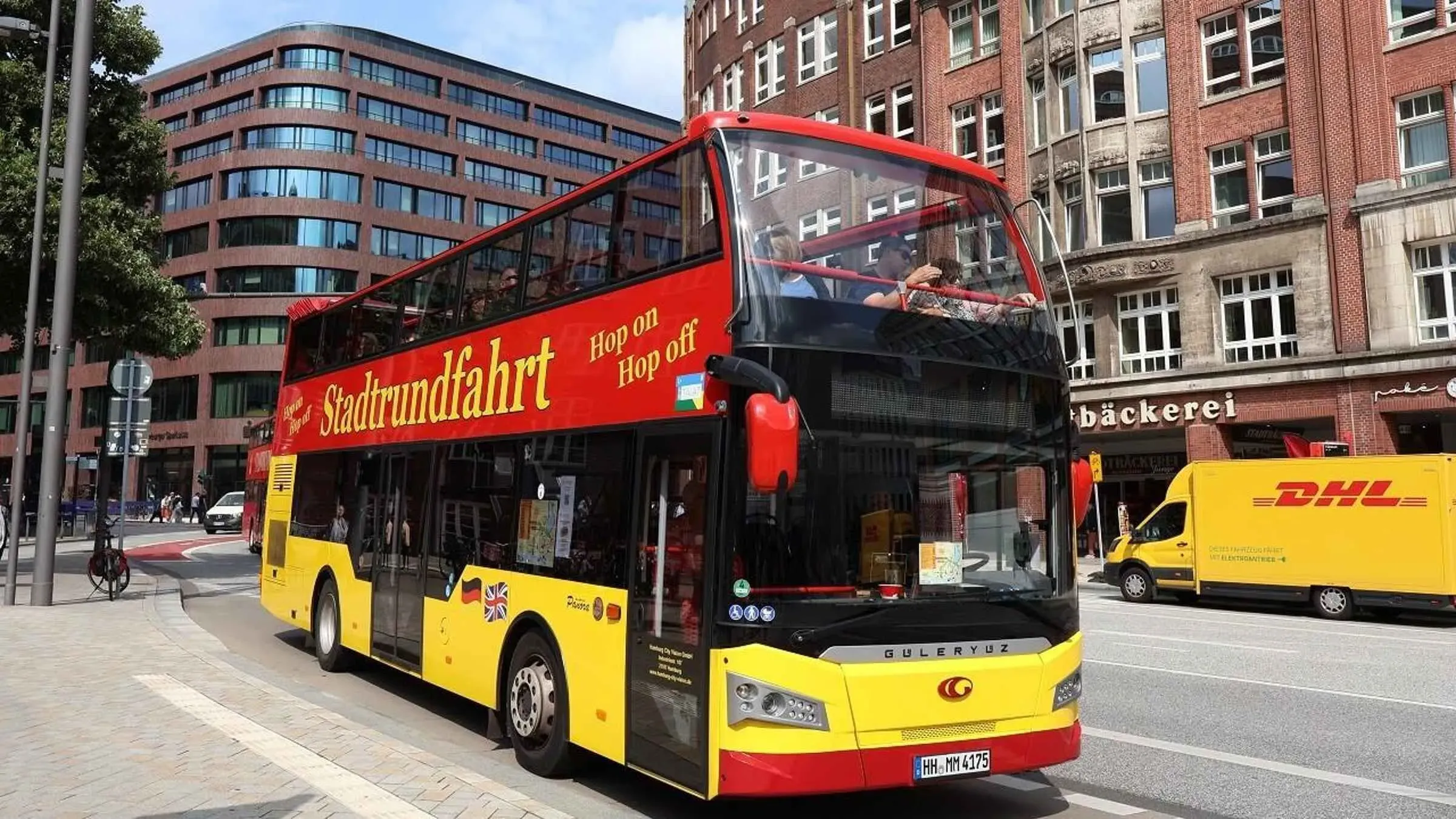 Sightseeing route line C in Hamburg