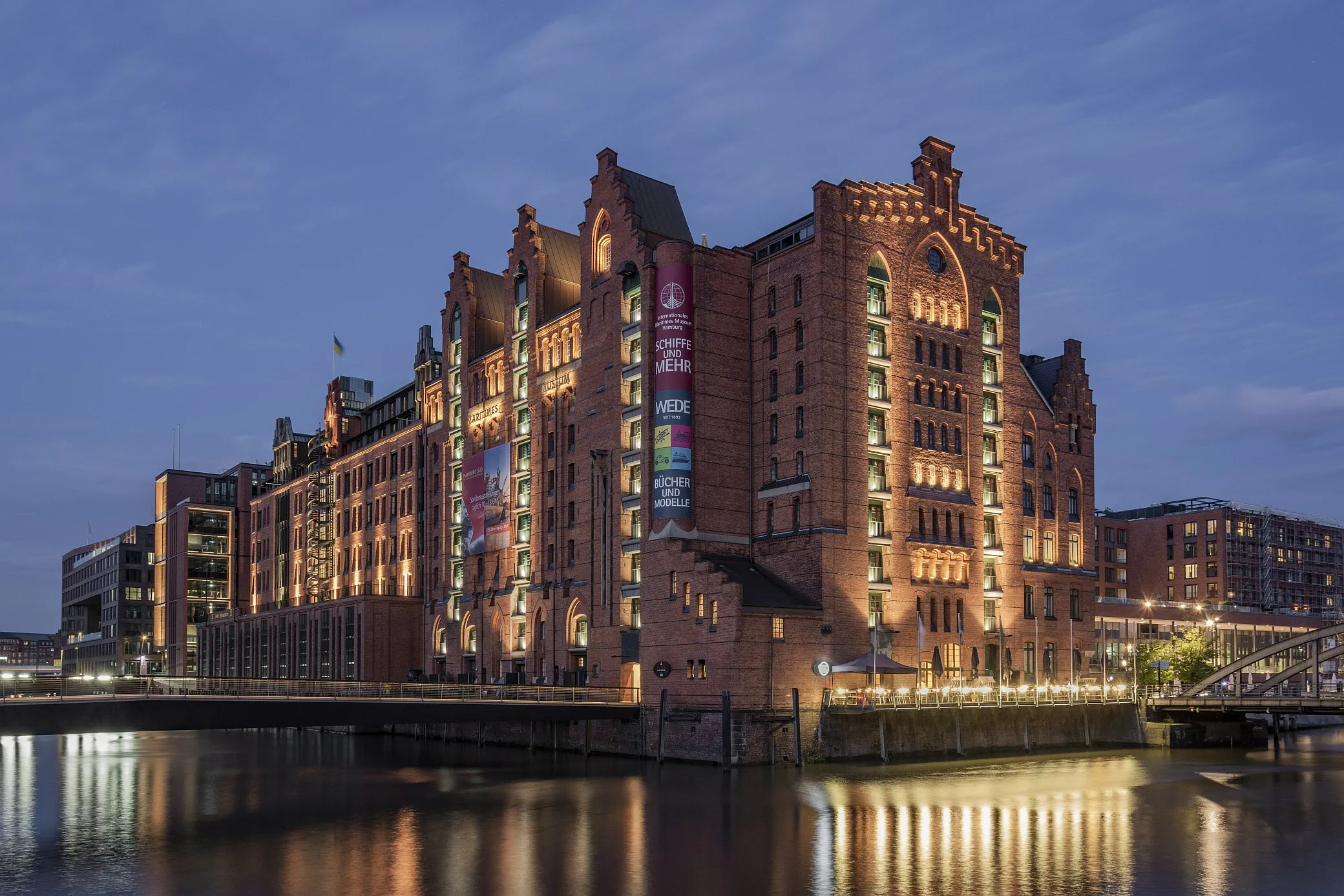 Maritime Museum by Night: Warehouse Facade, Port Memory, and Photo Strategy
