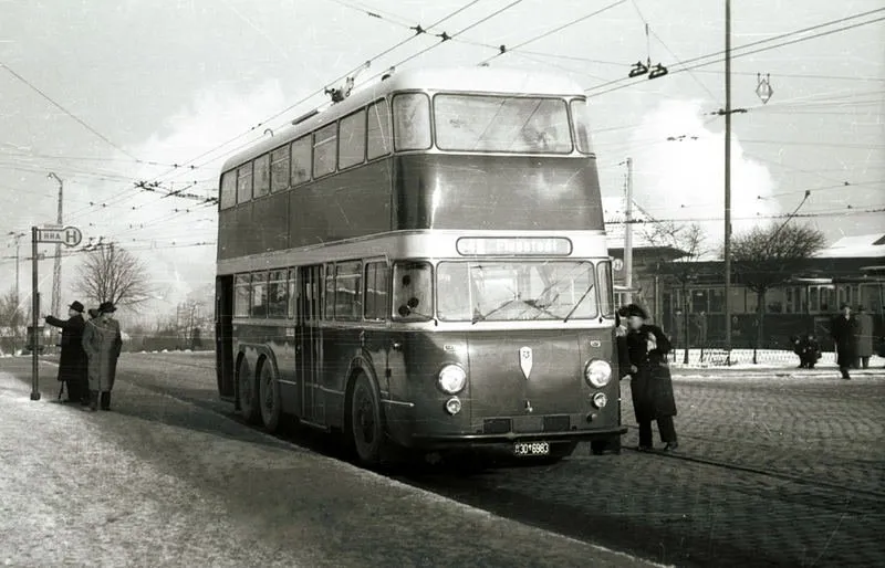 Hamburg Trolleybus 1950