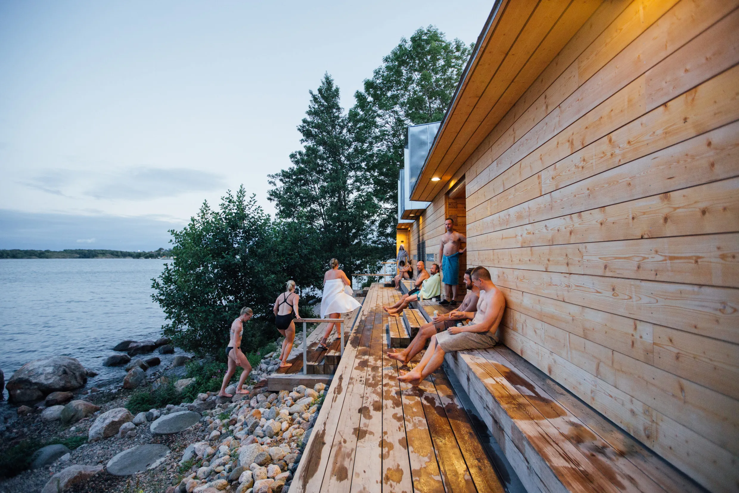 Sauna by the sea