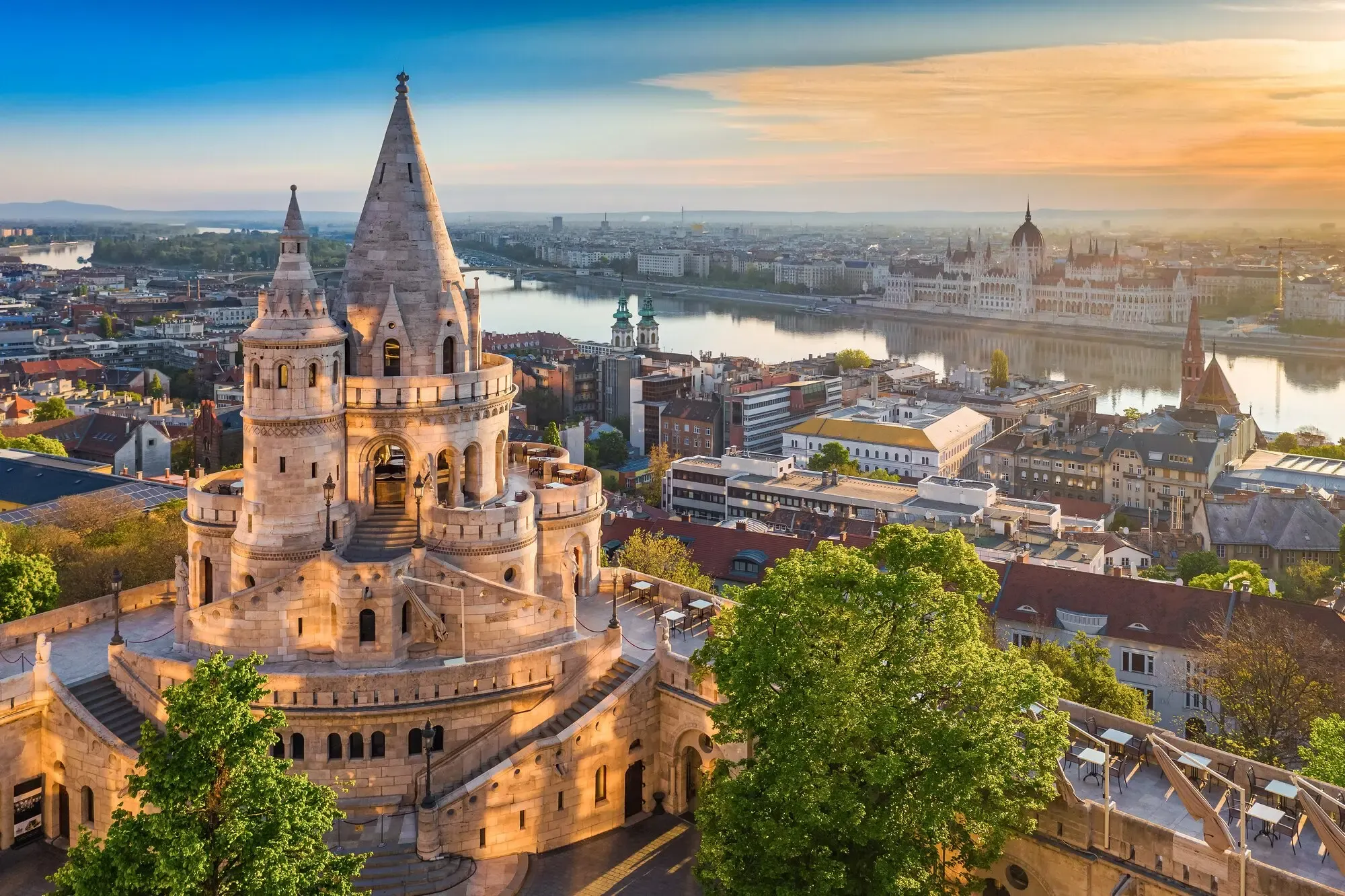 Buda Castle viewpoint over the Danube