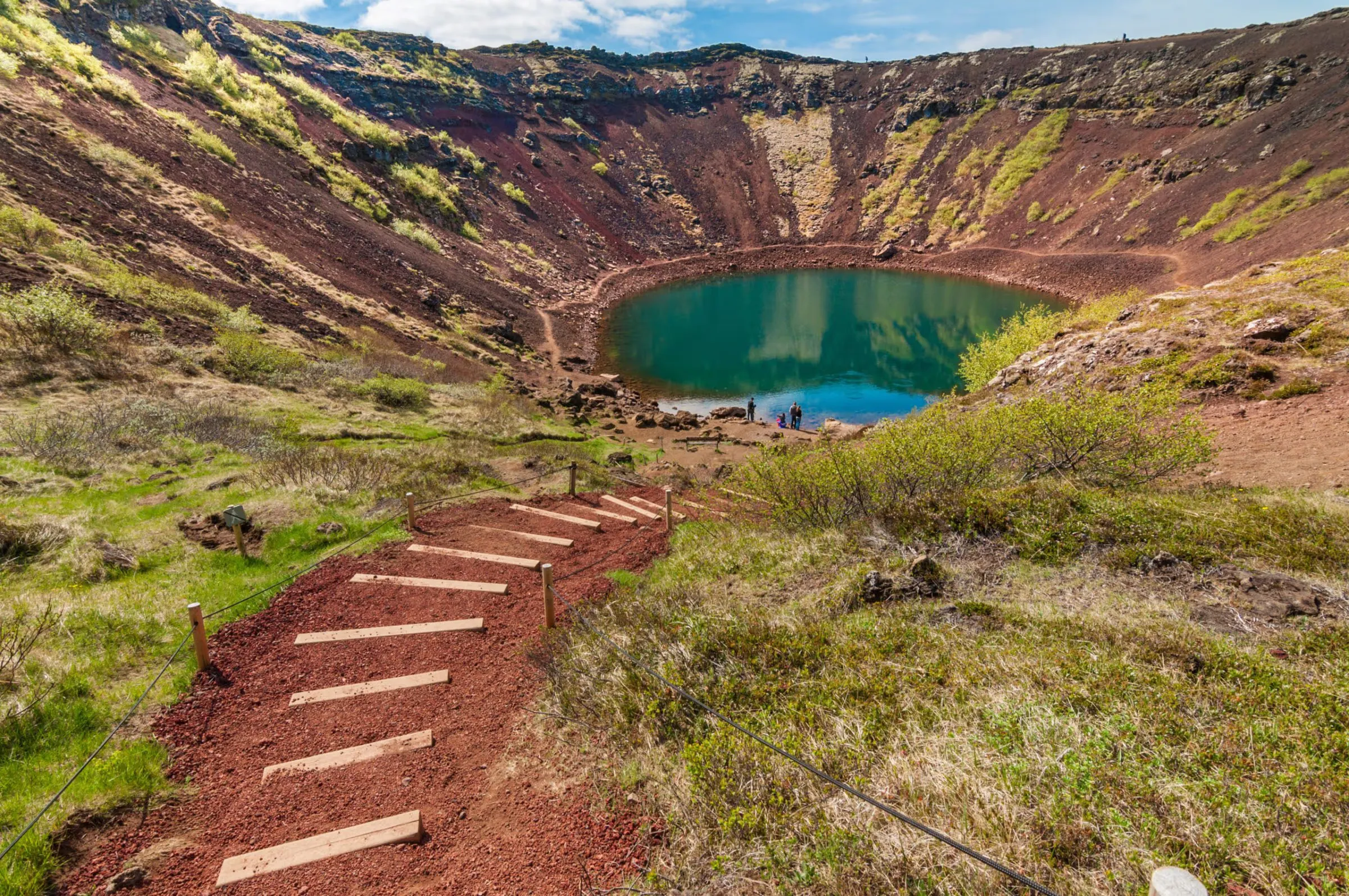 Kerid Crater wide view