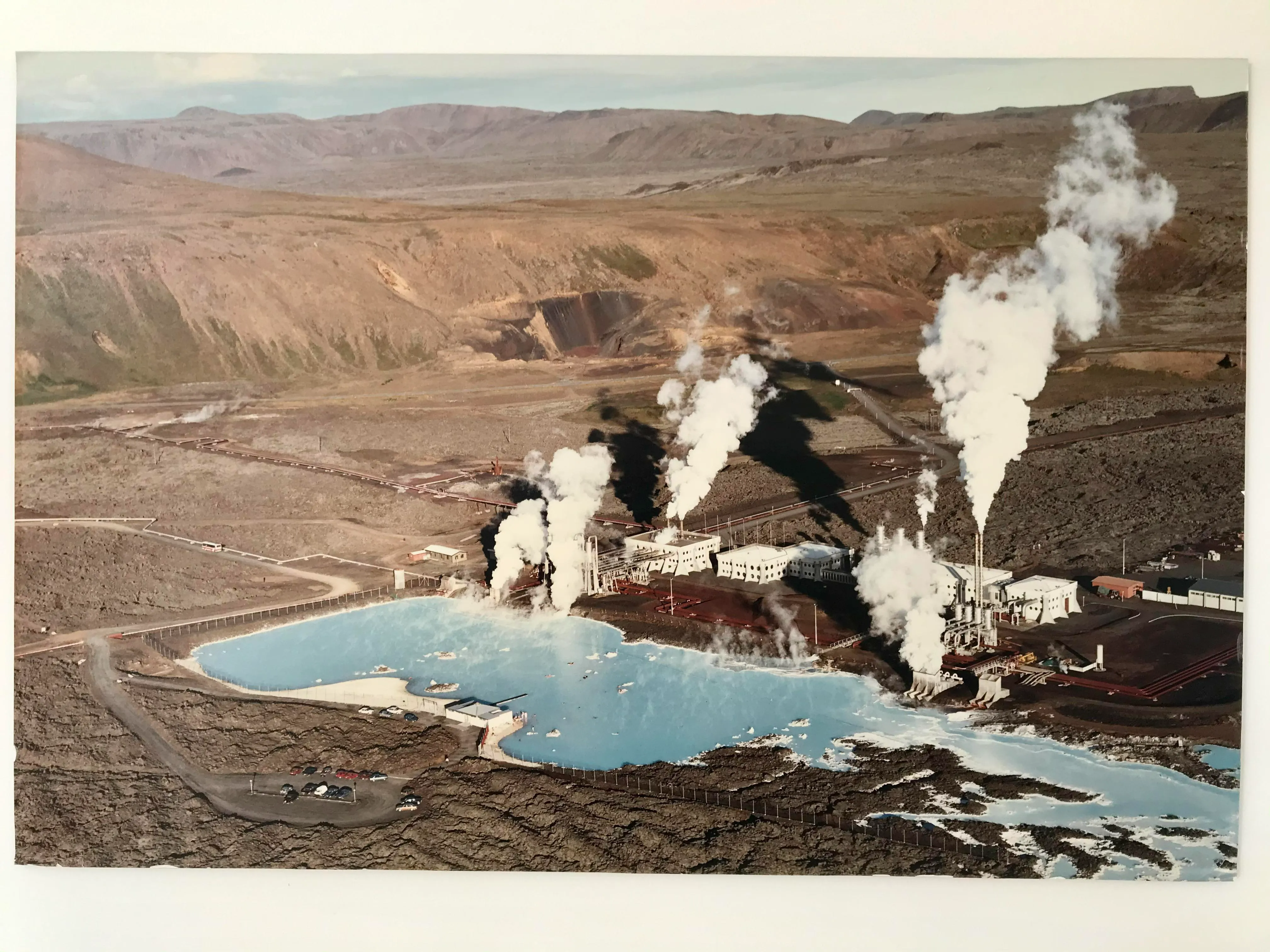 Iceland aerial view circa 1987