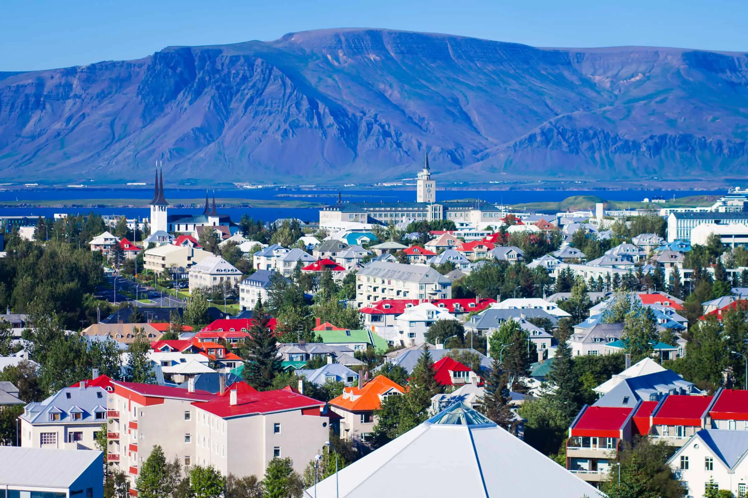 Reykjavík aerial view