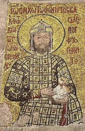 Komnenos-era mosaic depiction
