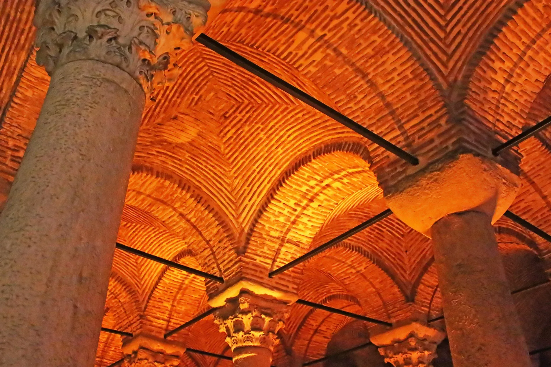 Ceiling detail with arches
