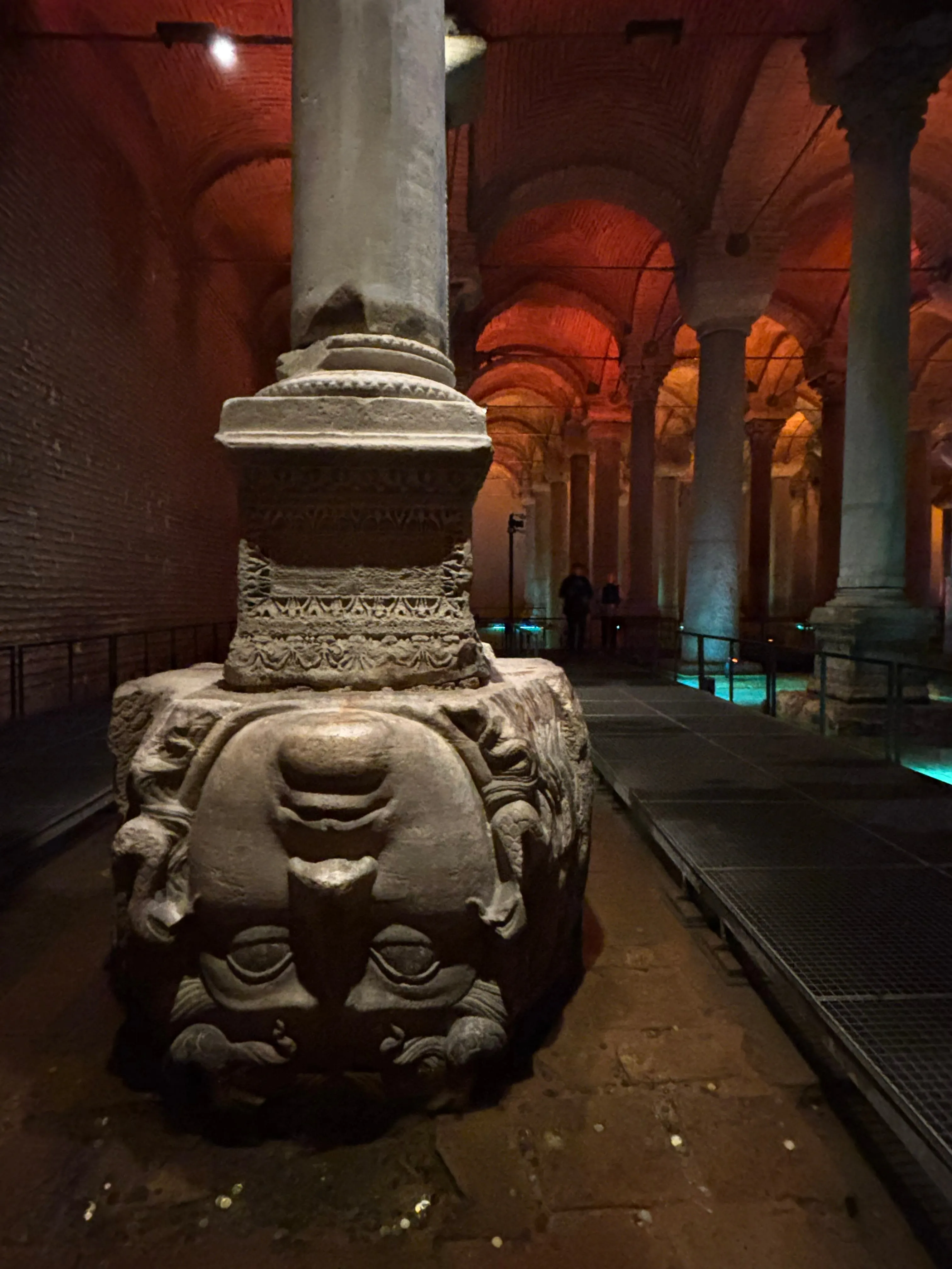 Upside Medusa head, alternate angle