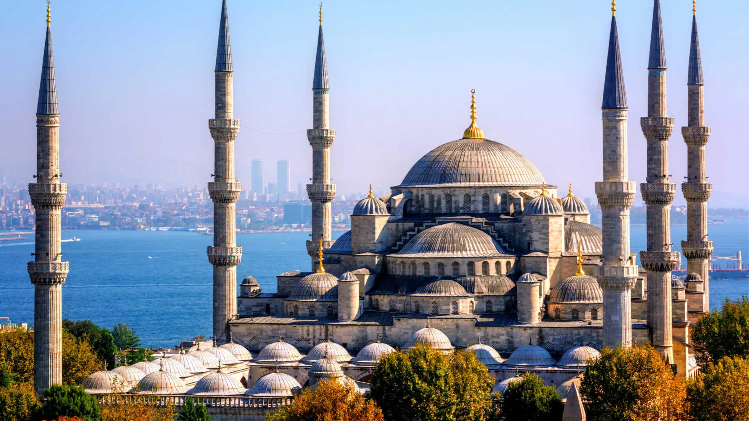 Blue Mosque with Bosphorus View