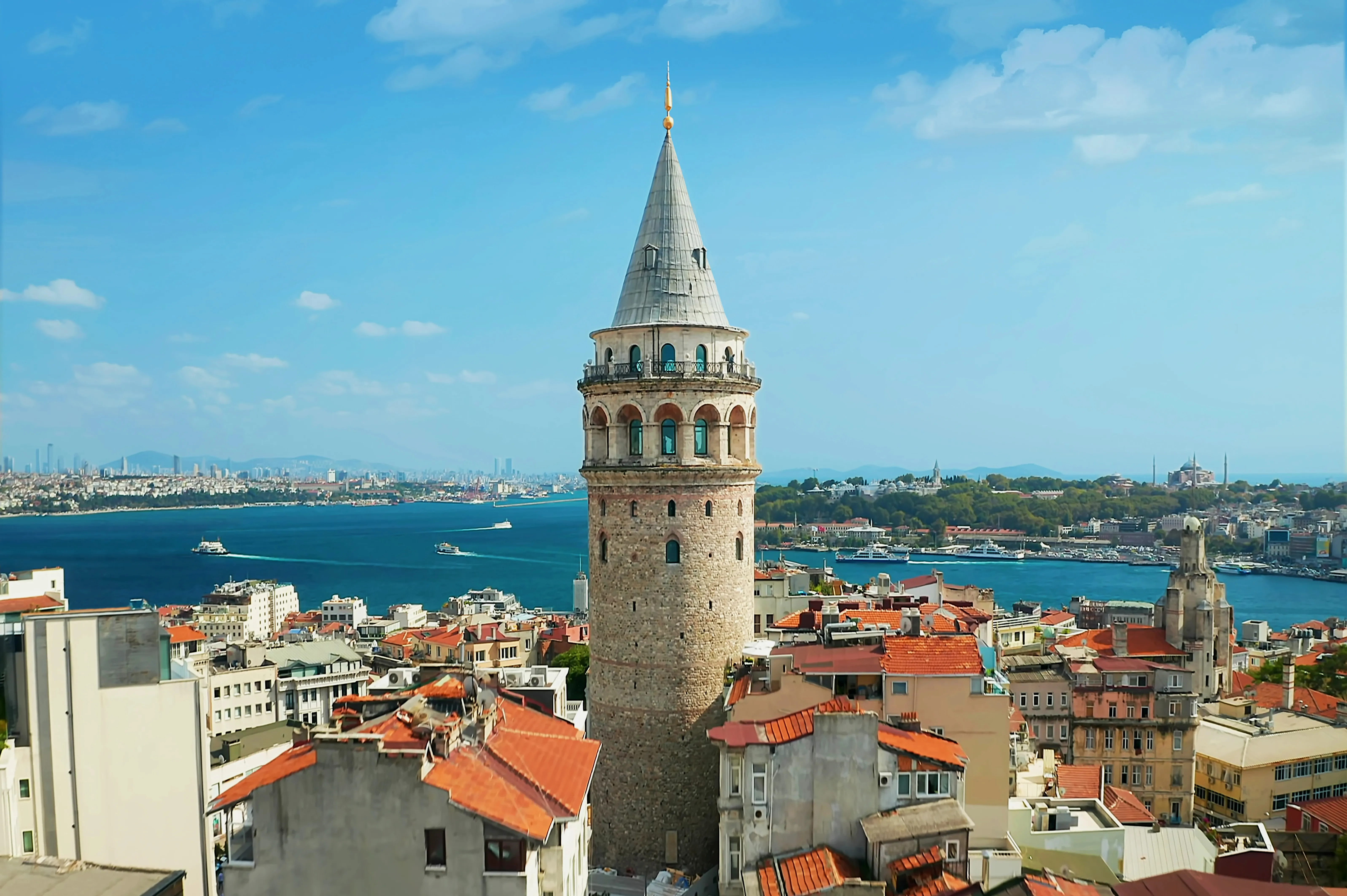 Galata Tower on Bosphorus