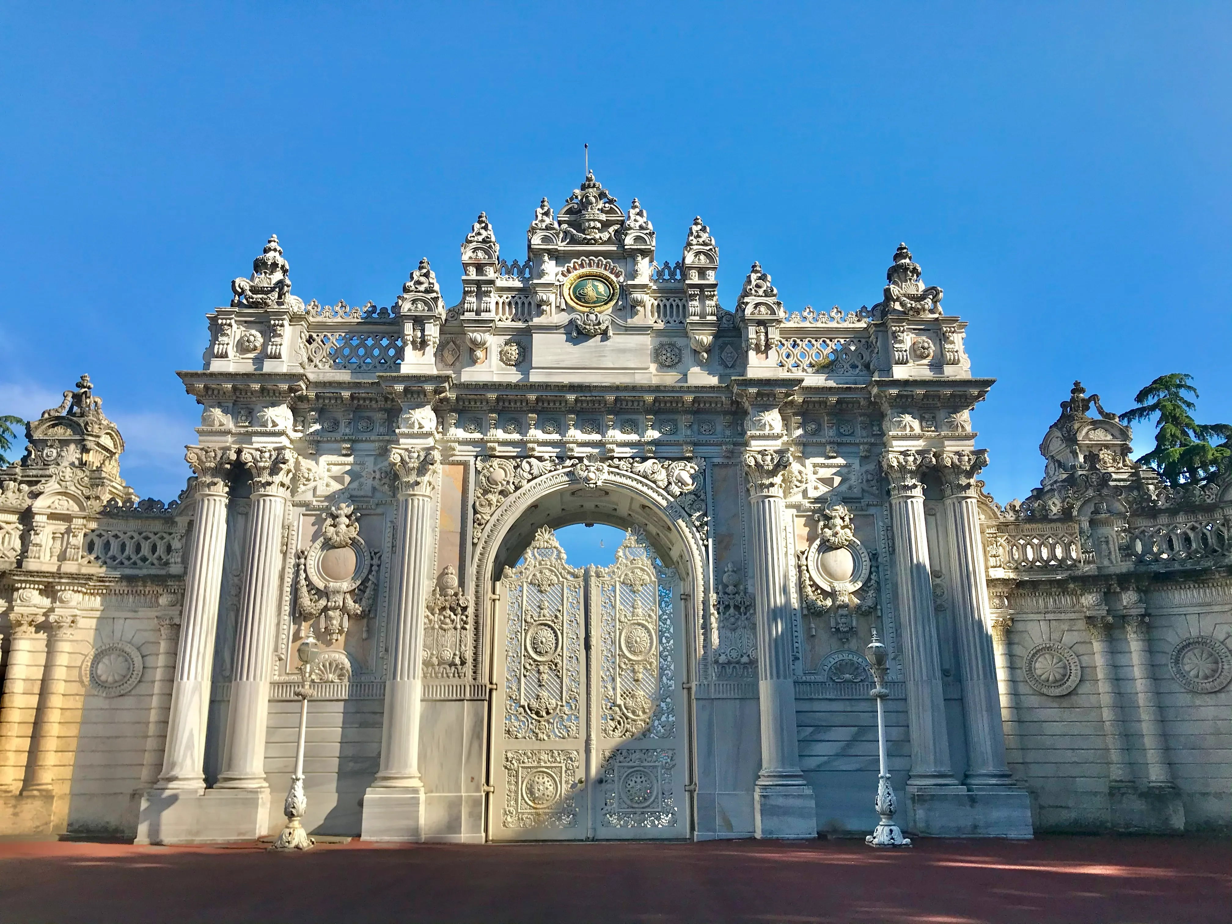 Sultan's Gate at Dolmabahce Palace