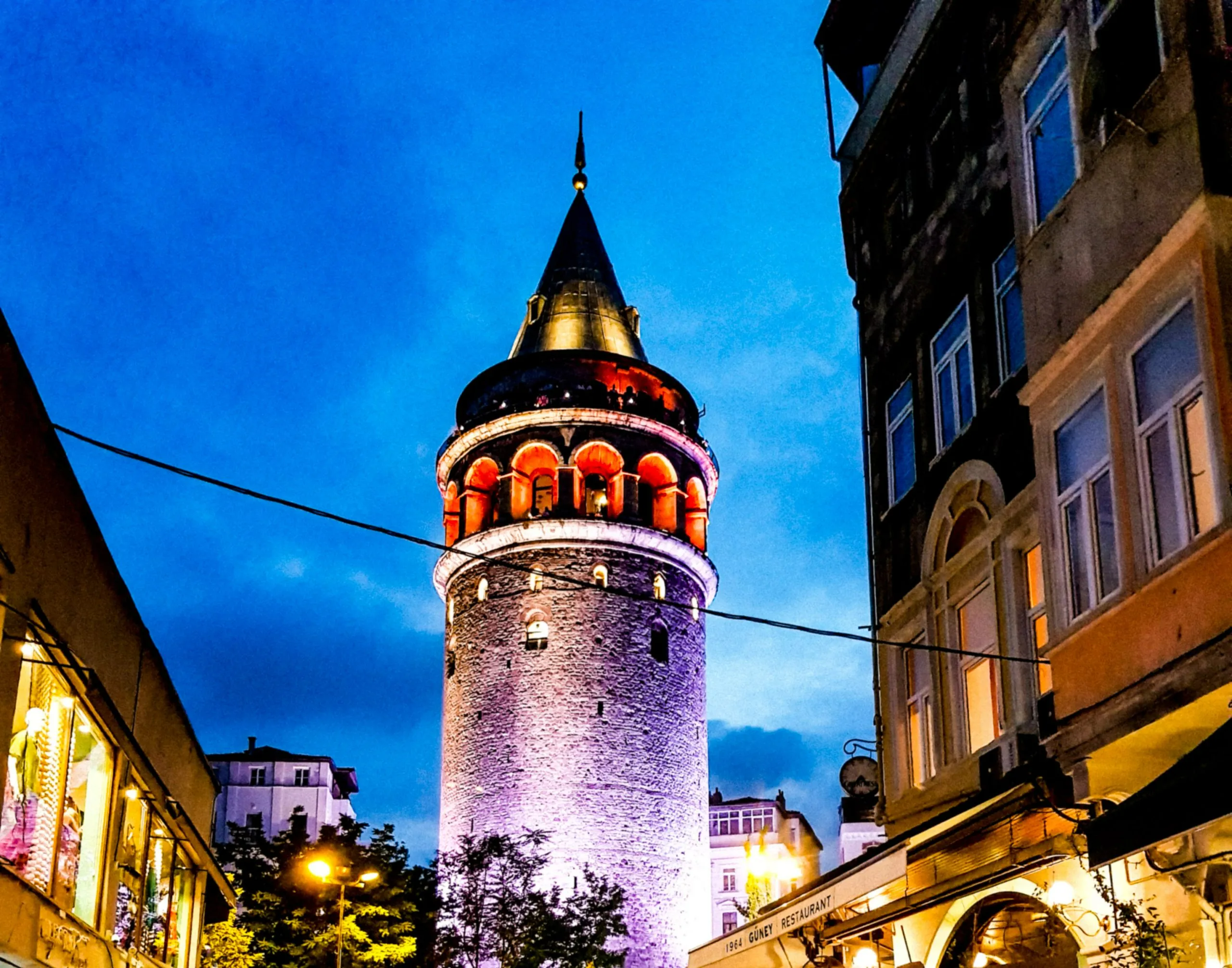 Night at Galata: City Lights, Comfort & Safety