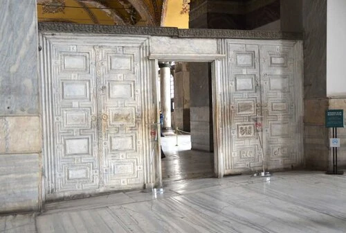 Marble Door near the Synod chamber