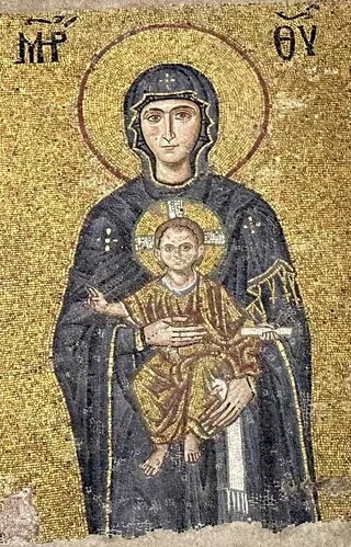 Theotokos in the Apse: First Post‑Iconoclasm Mosaic