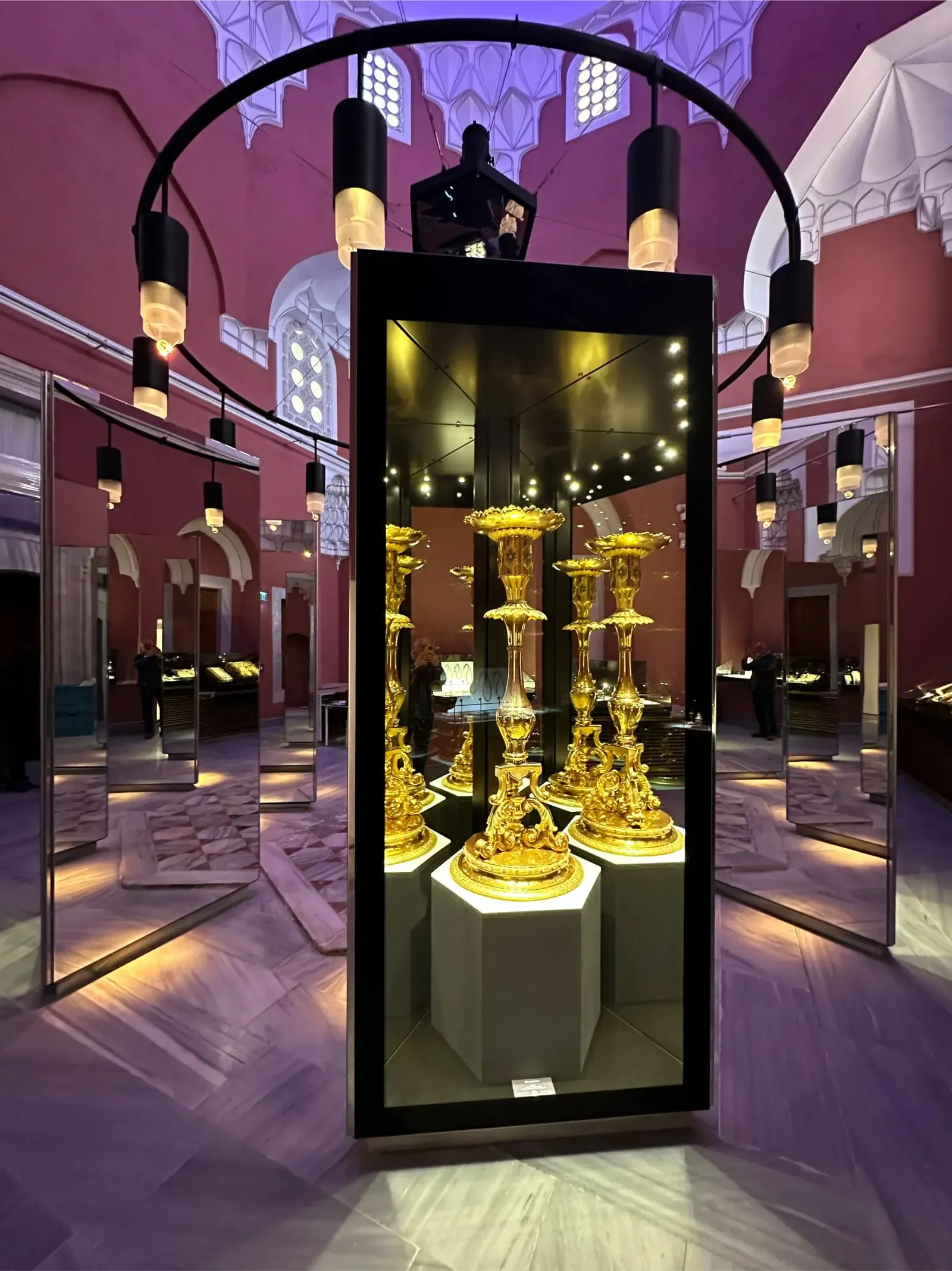 Imperial Treasury artifacts on display