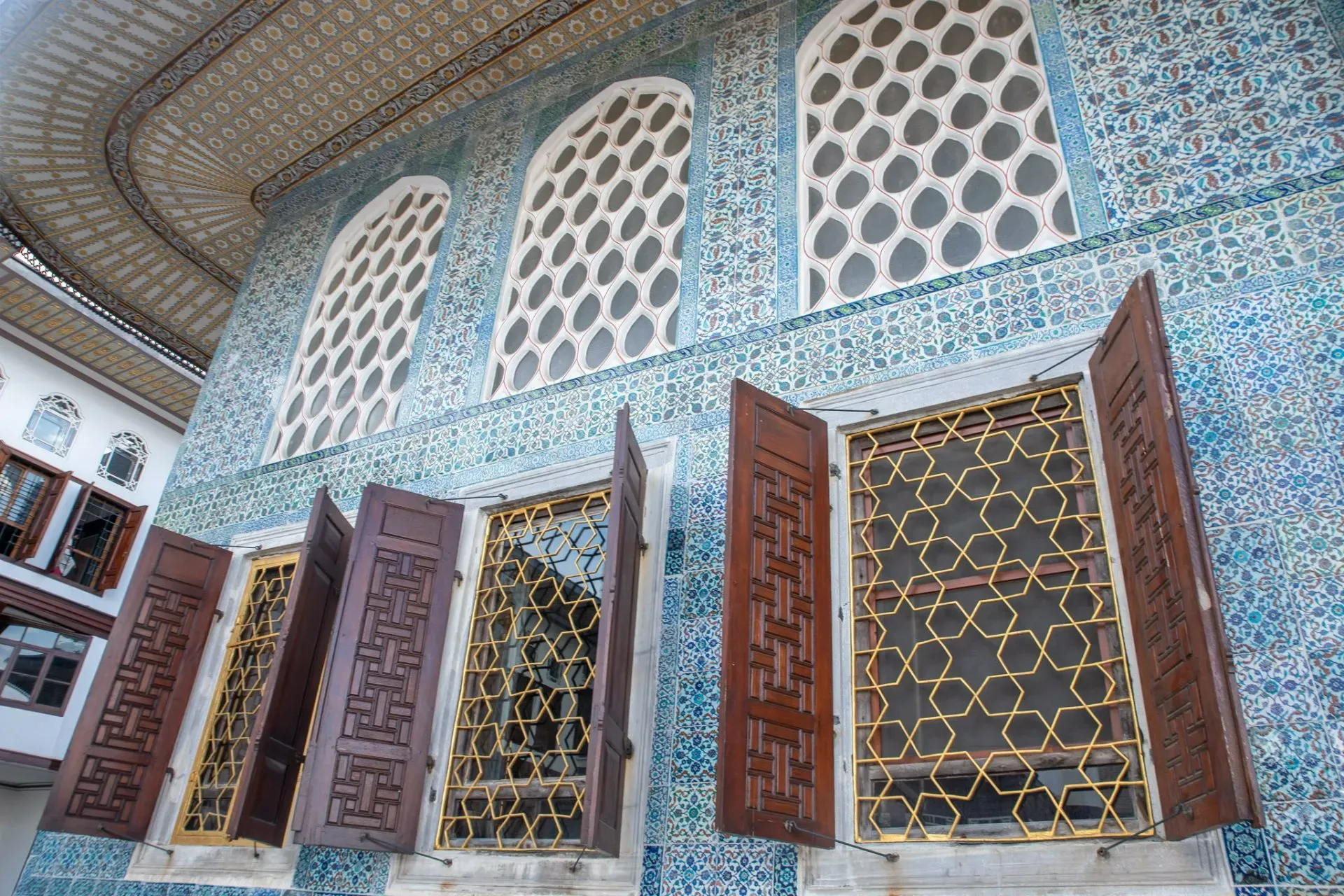 Decorated palace windows