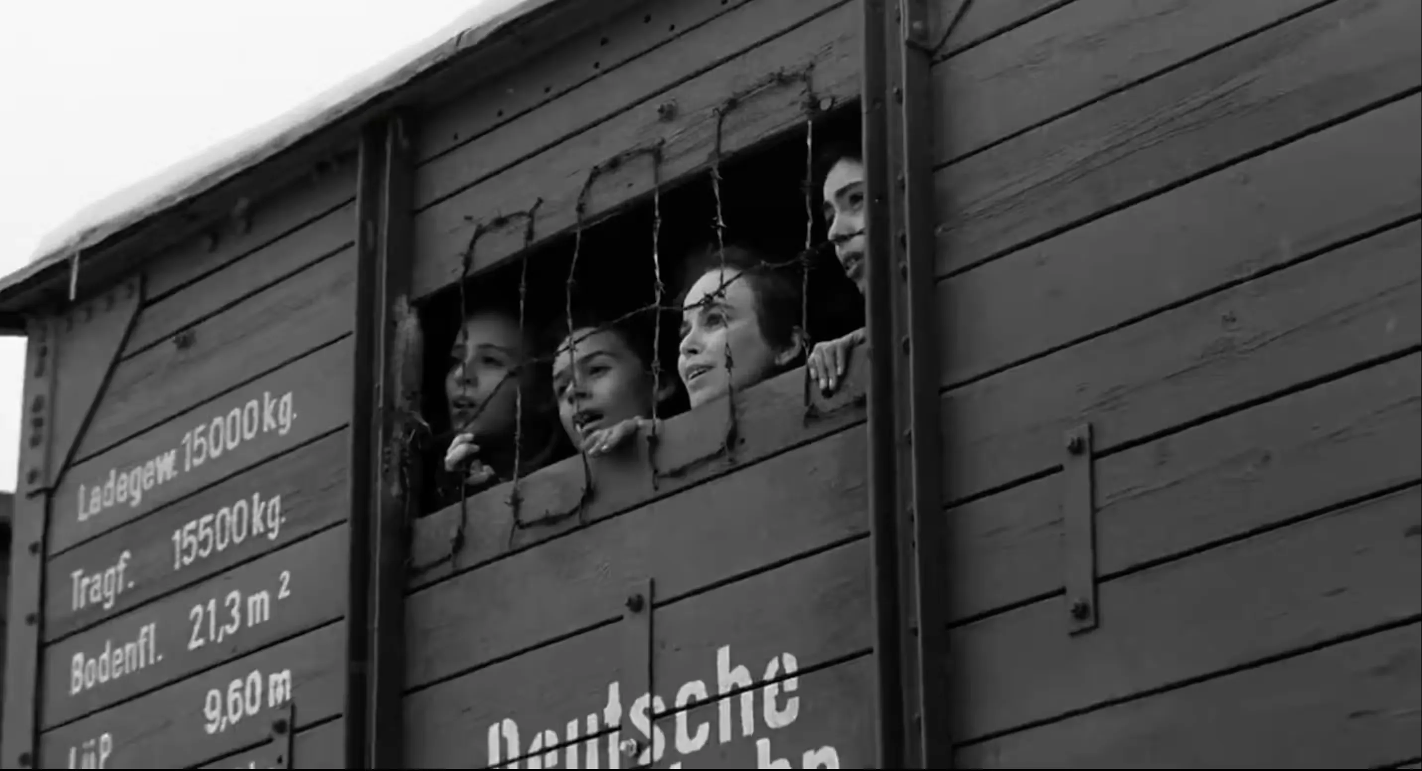 Deportation Train Historical Scene