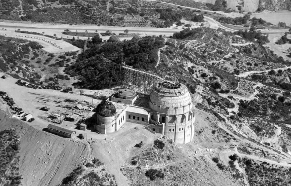 Griffith Observatory construction (1924)