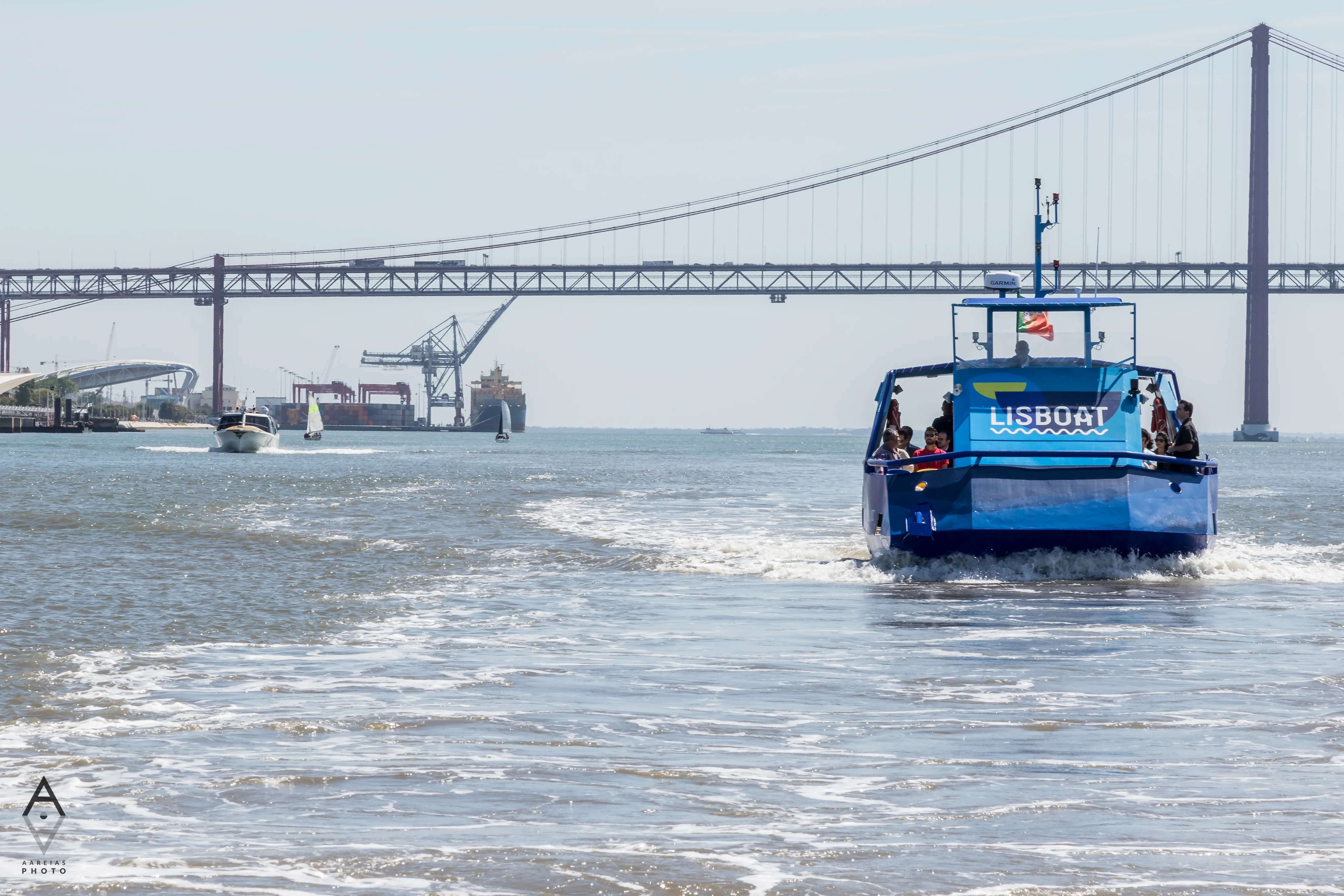 Yellow Boat on the Tagus