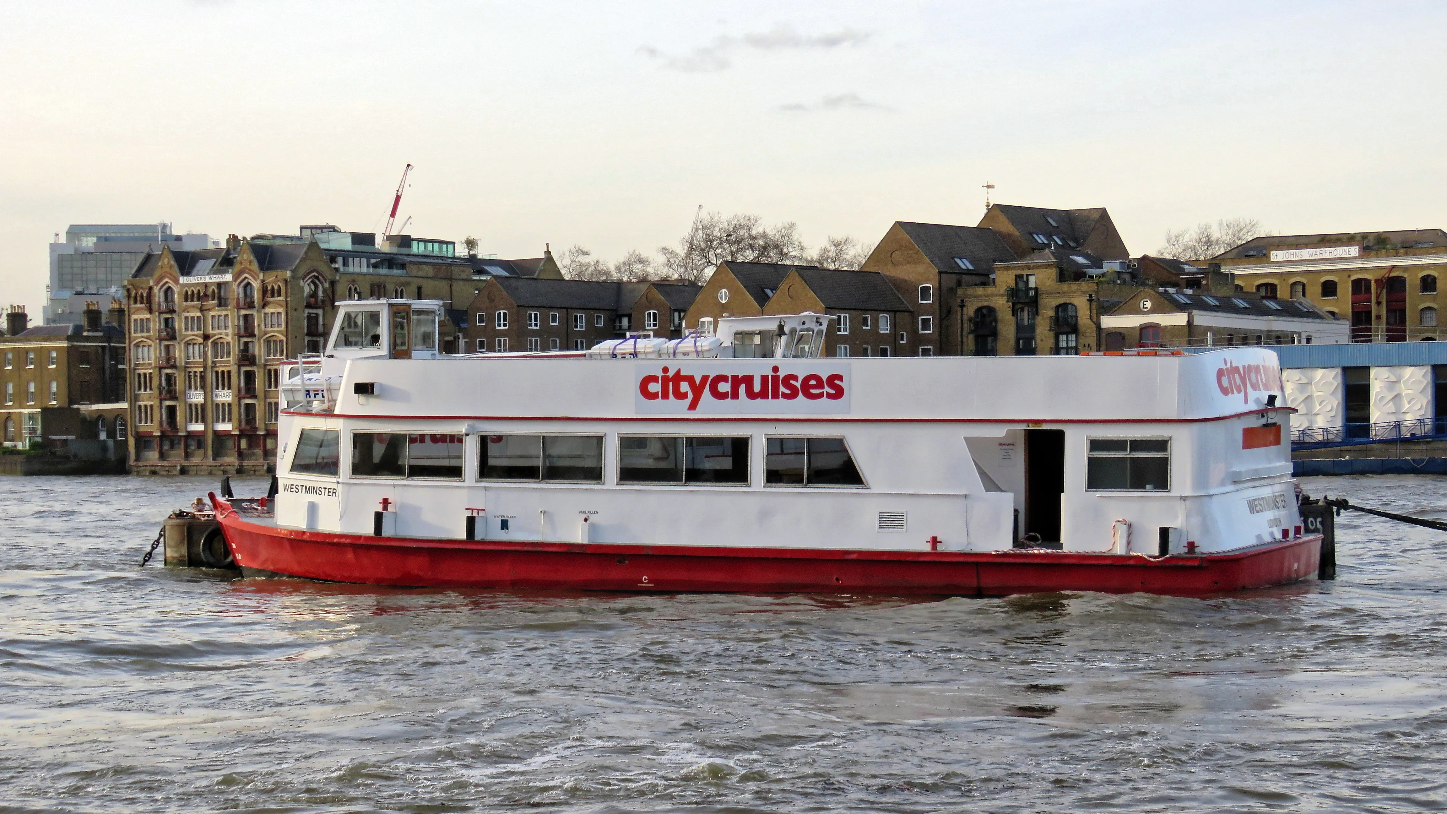 City Cruises ferry on the Thames