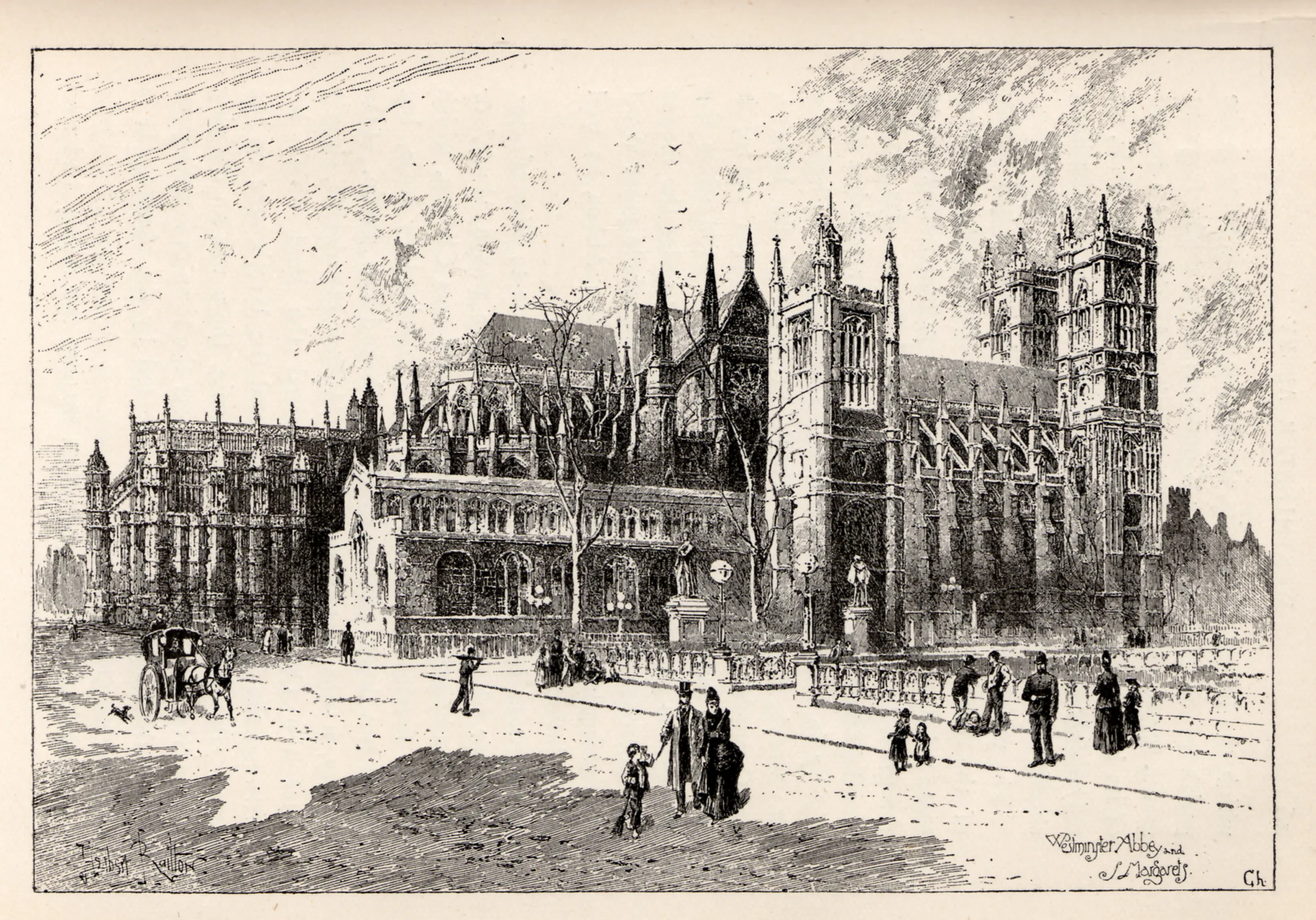 Westminster Abbey in the late 19th century