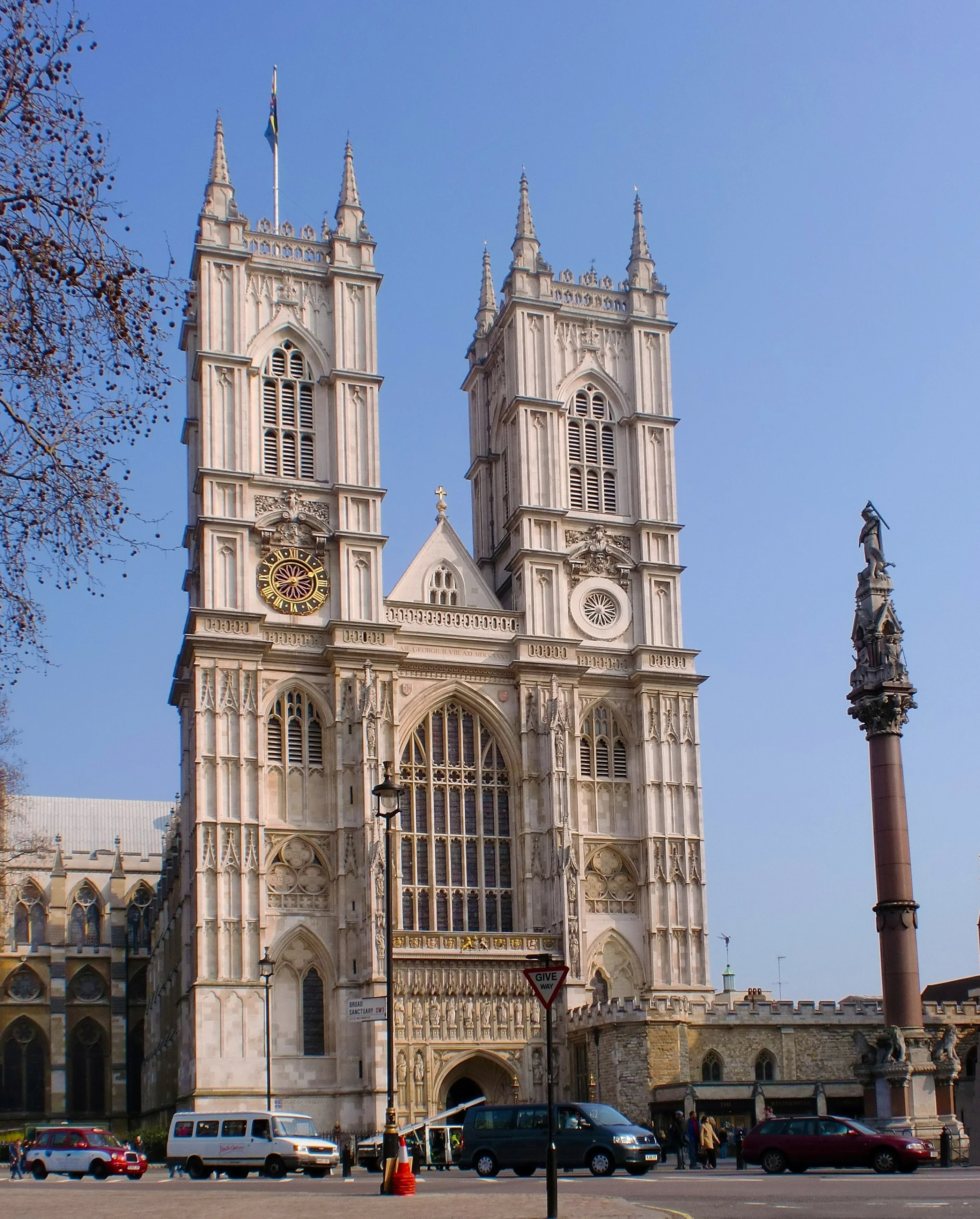 Westminster Abbey front view