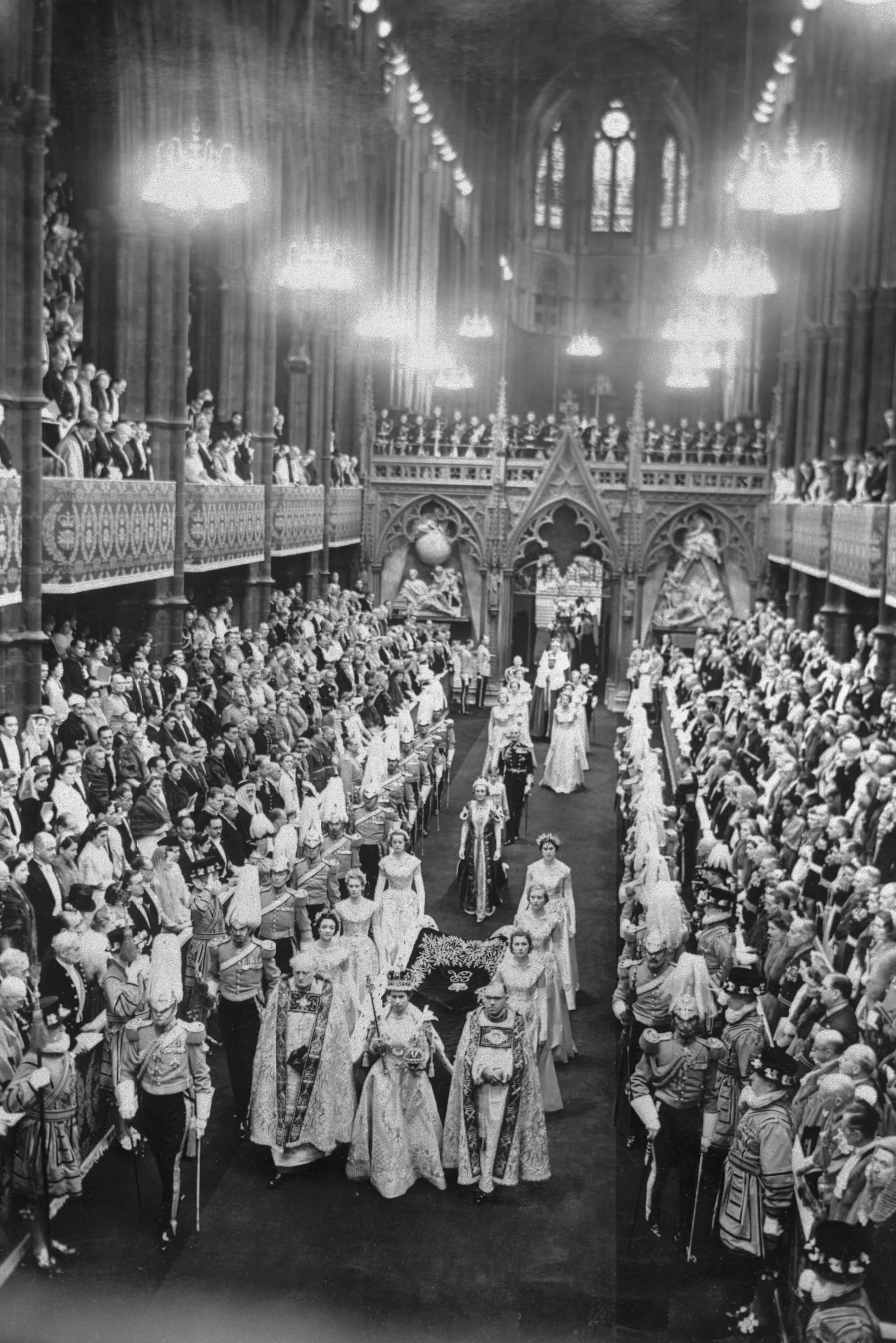 King Charles III’s coronation inside Westminster Abbey