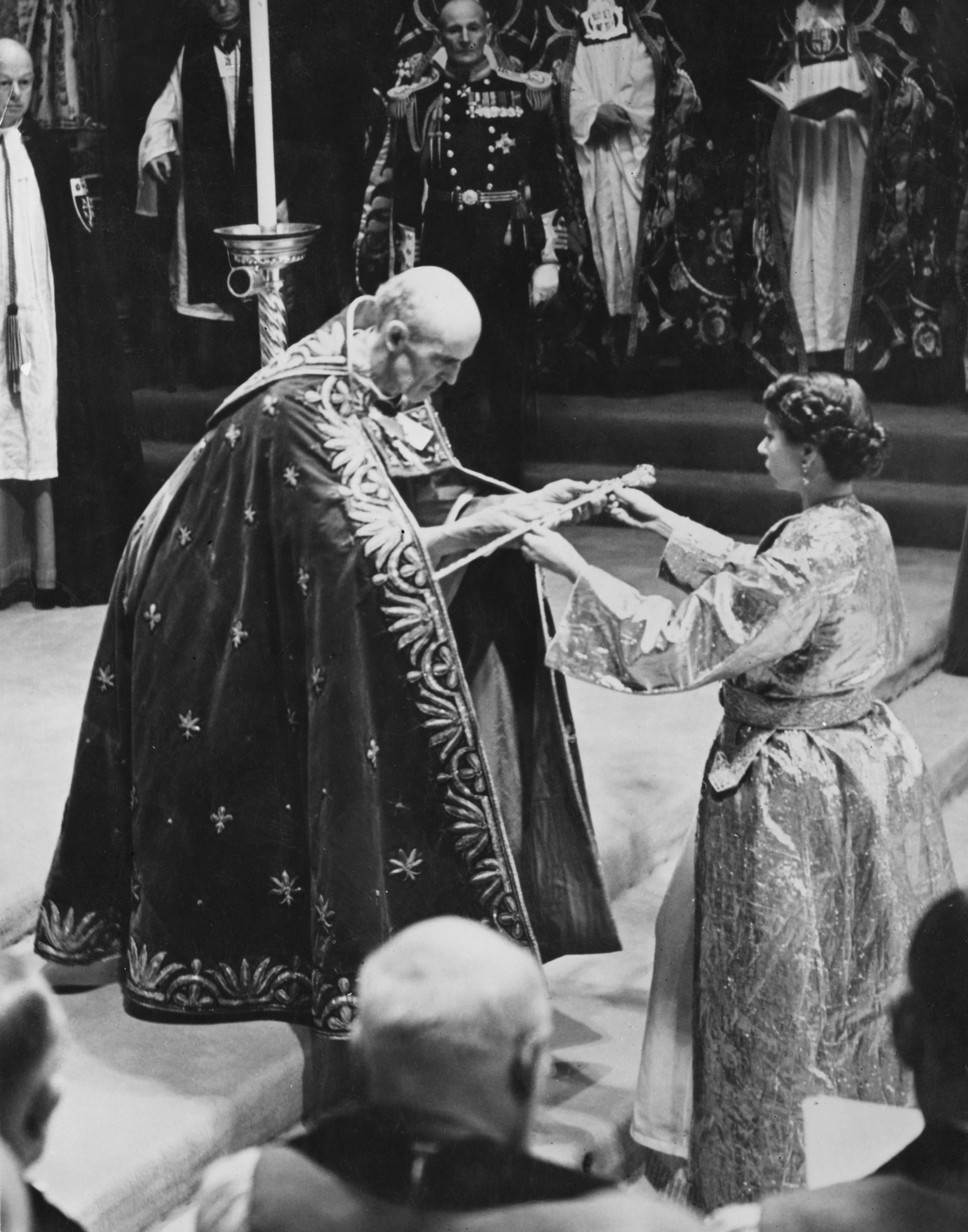 Queen Elizabeth II coronation at Westminster Abbey