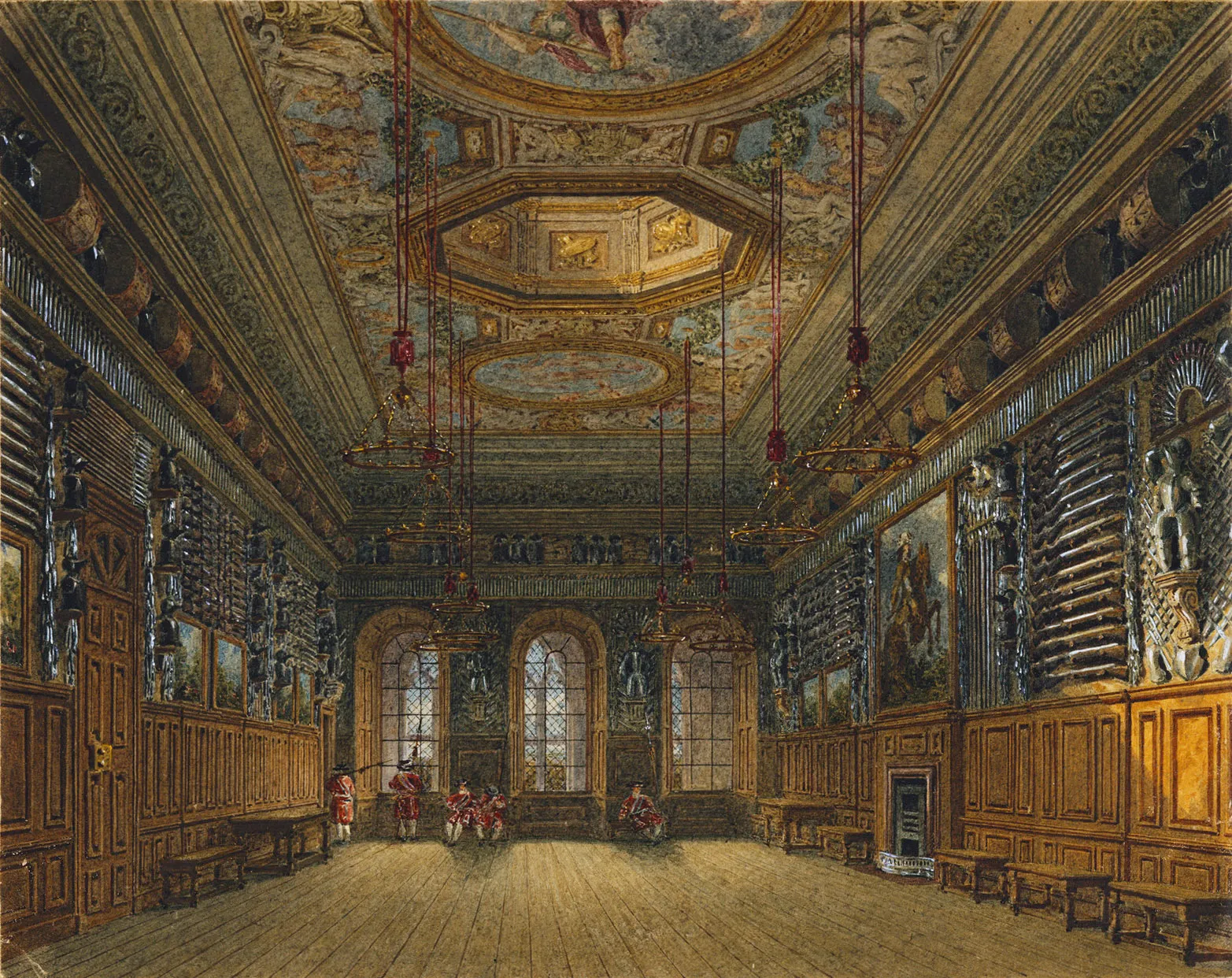 King's Guard Chamber artwork from 1818