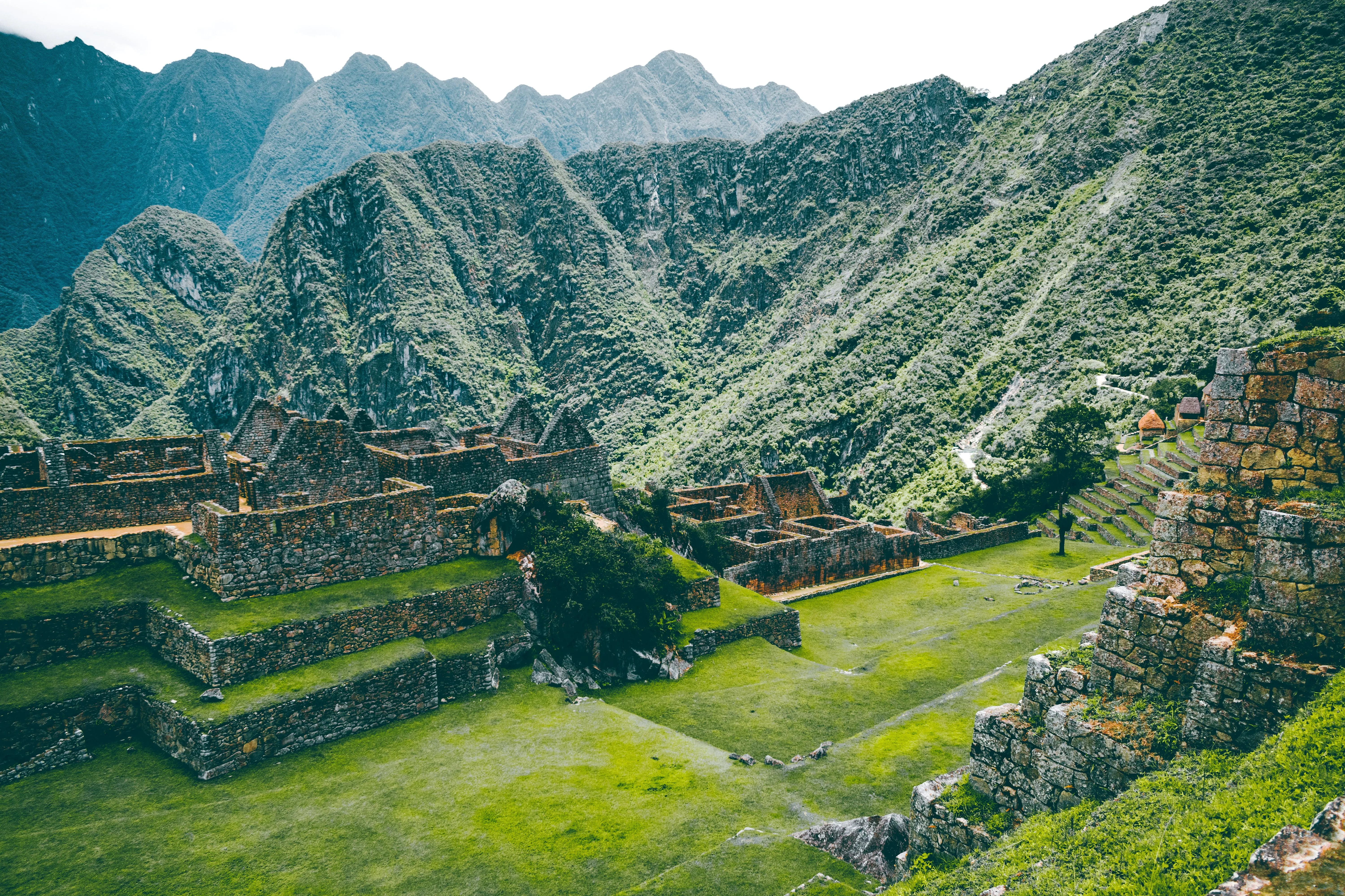Sacred Valley view from Machu Picchu