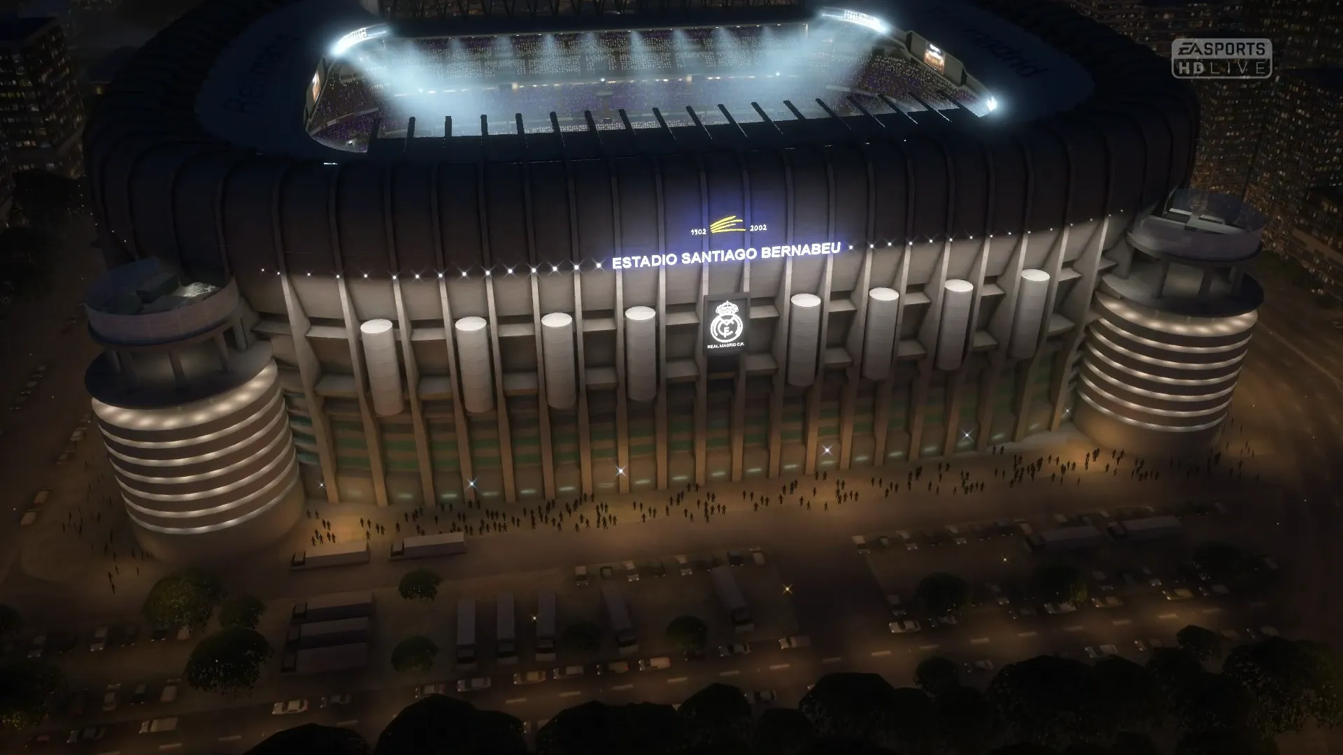 Madrid Bernabéu Night View