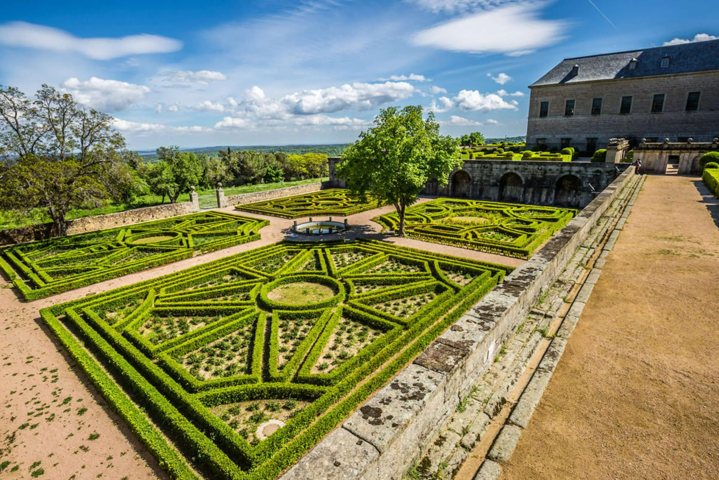 Historic gardens of El Escorial