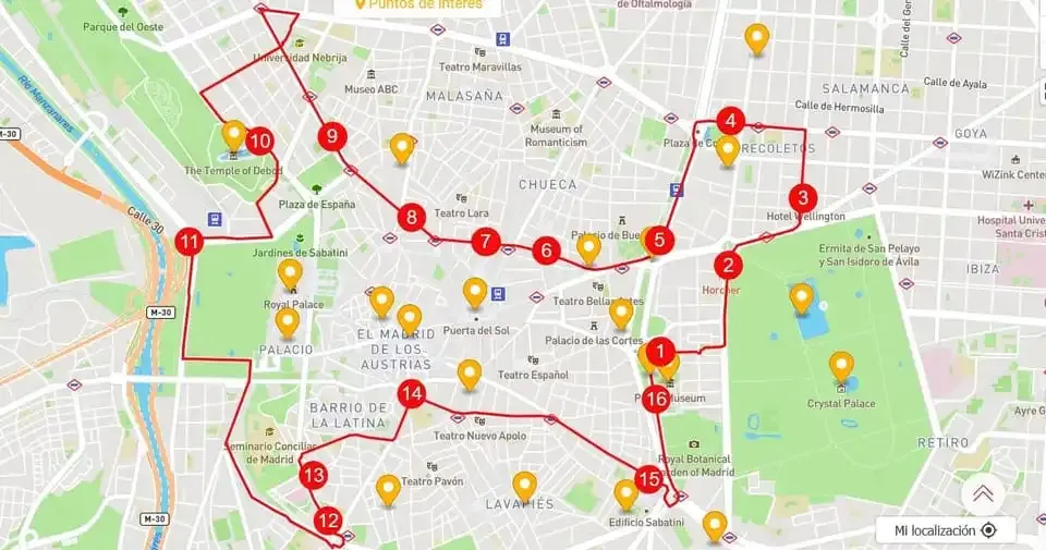 Madrid Hop-On Hop-Off Map: Every Stop, Both Lines, and How to Read It