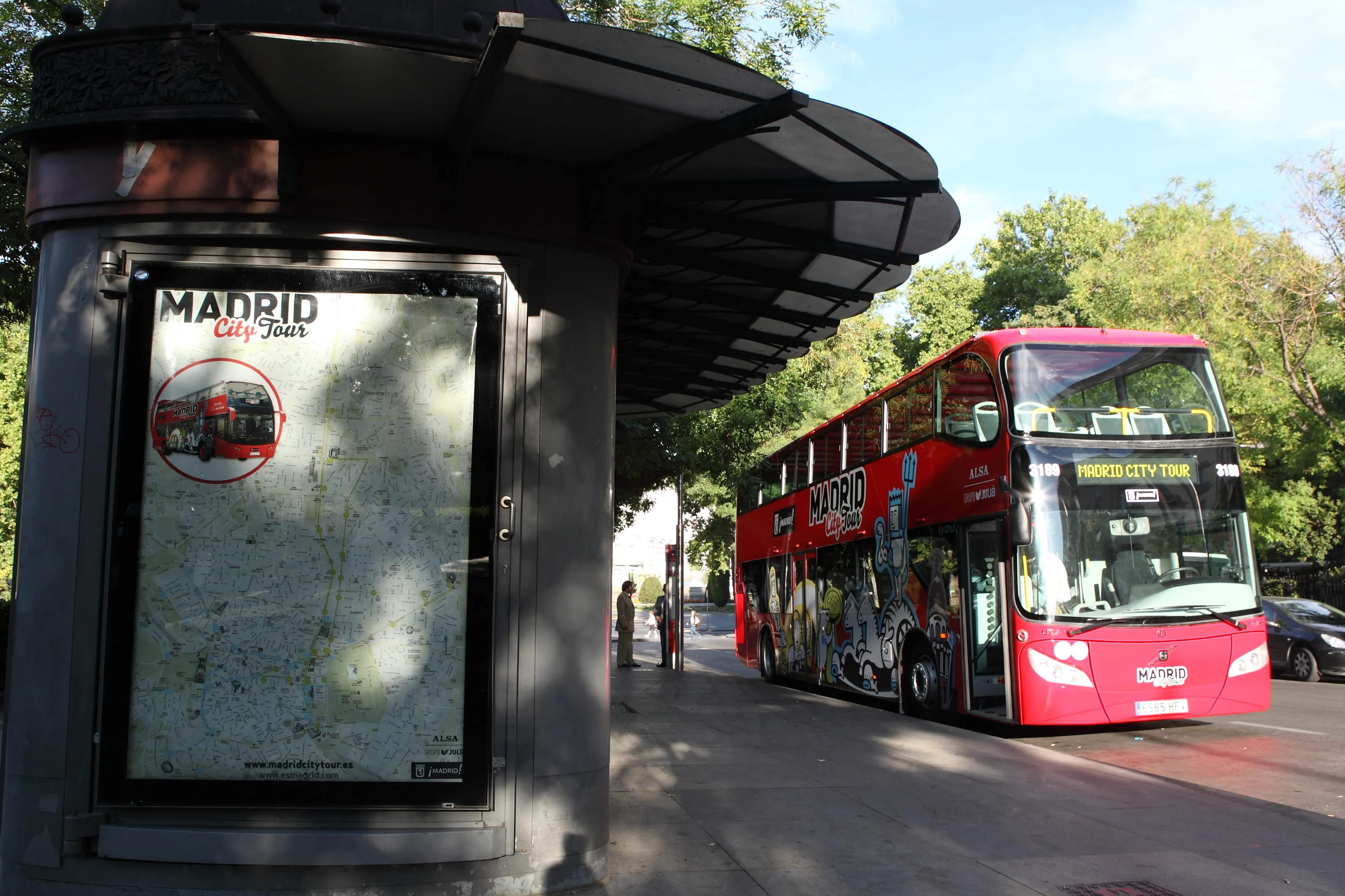 Madrid Big Bus station overview