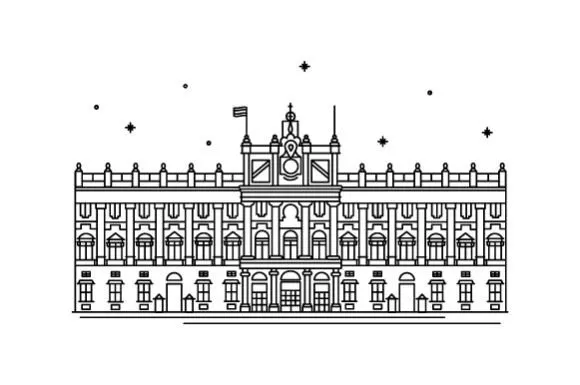 Royal Palace of Madrid (Palacio Real) Logo