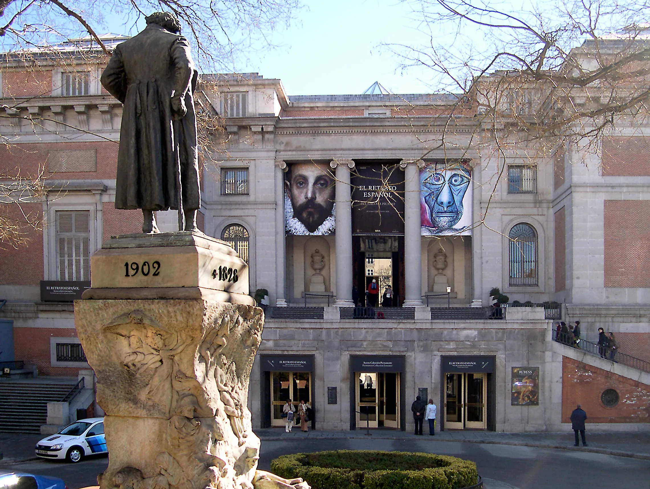 Puerta de Goya entrance at the Museo del Prado