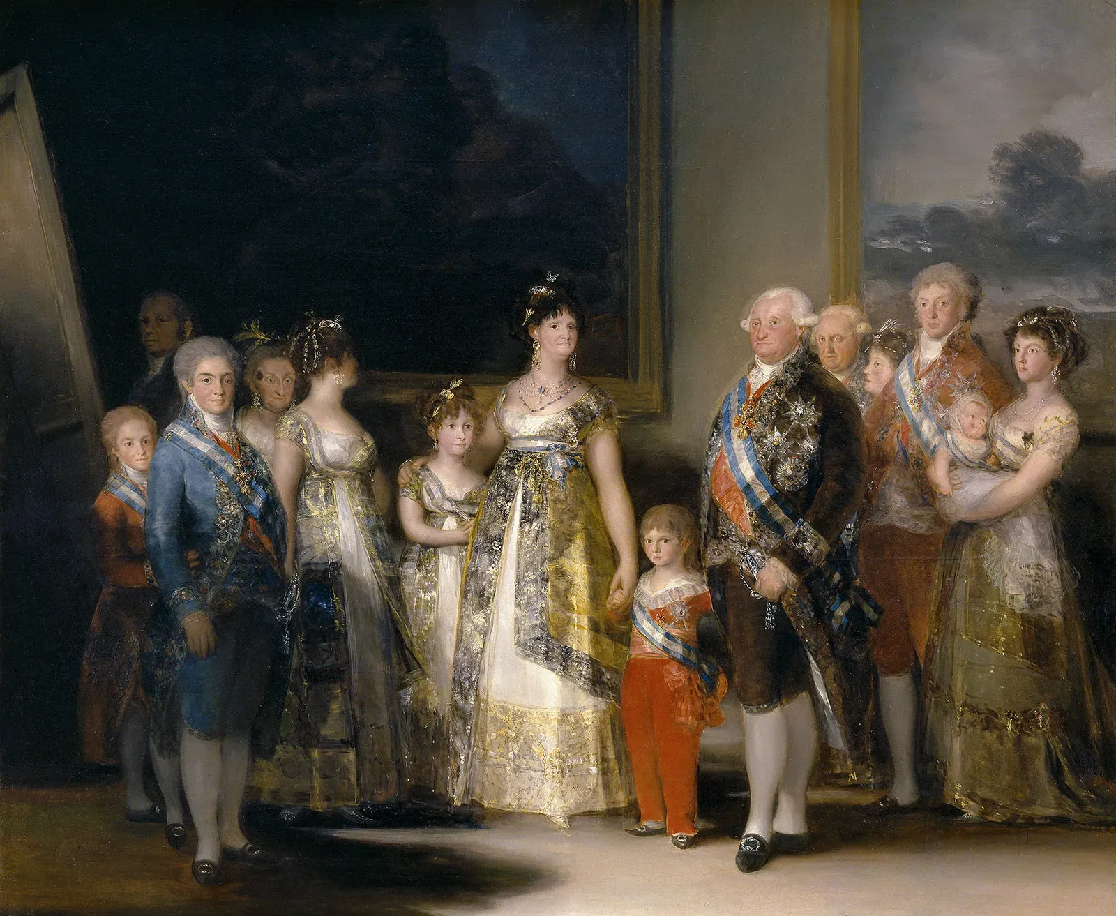 The Family of Carlos IV by Francisco Goya at the Prado