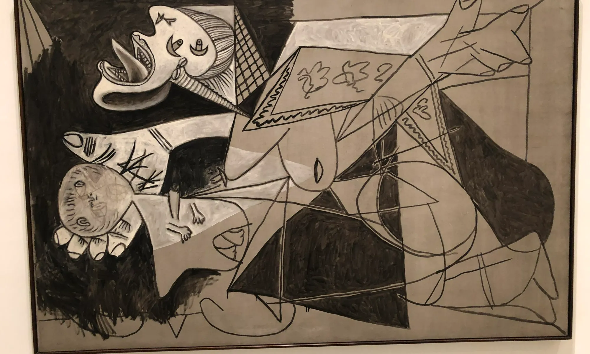 Guernica painting detail