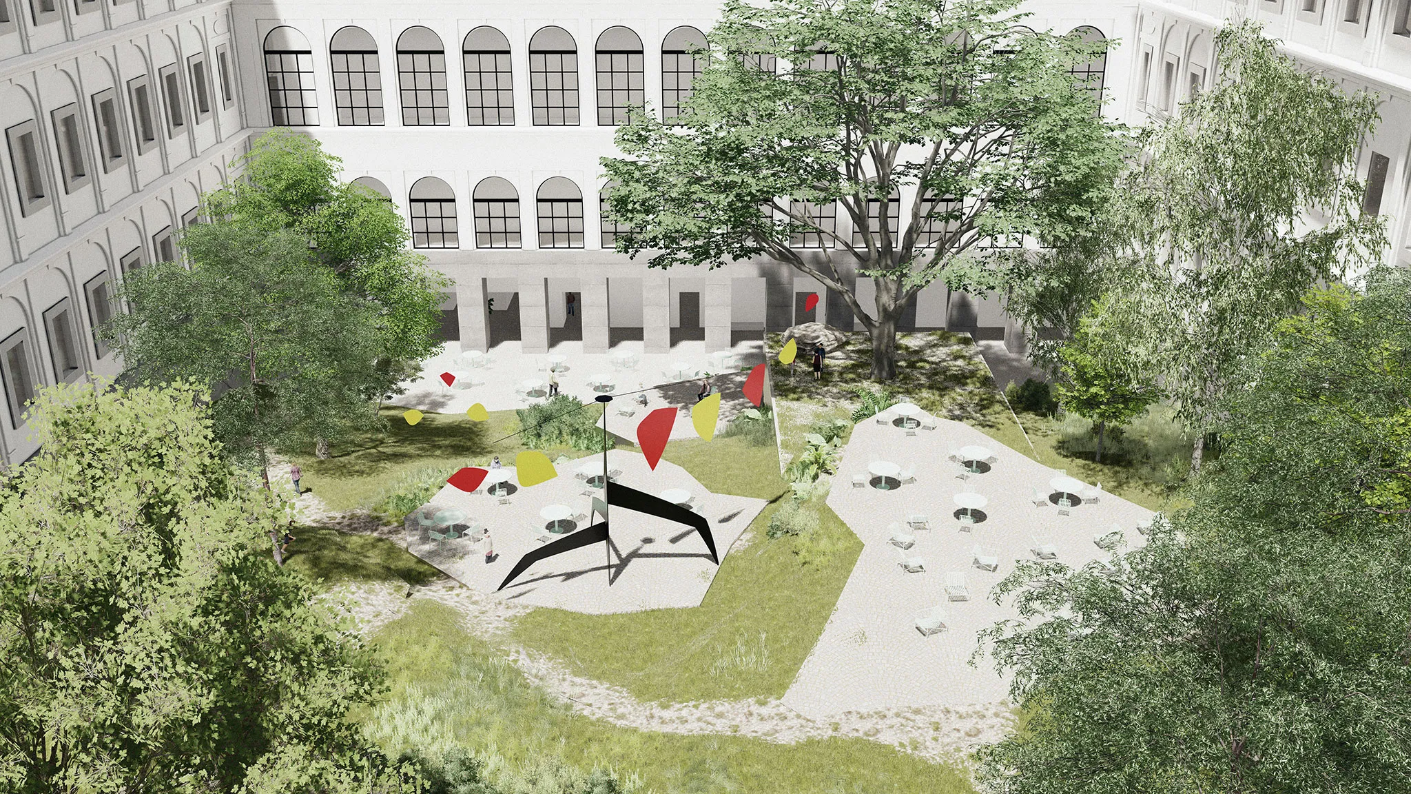 Reina Sofia internal courtyard